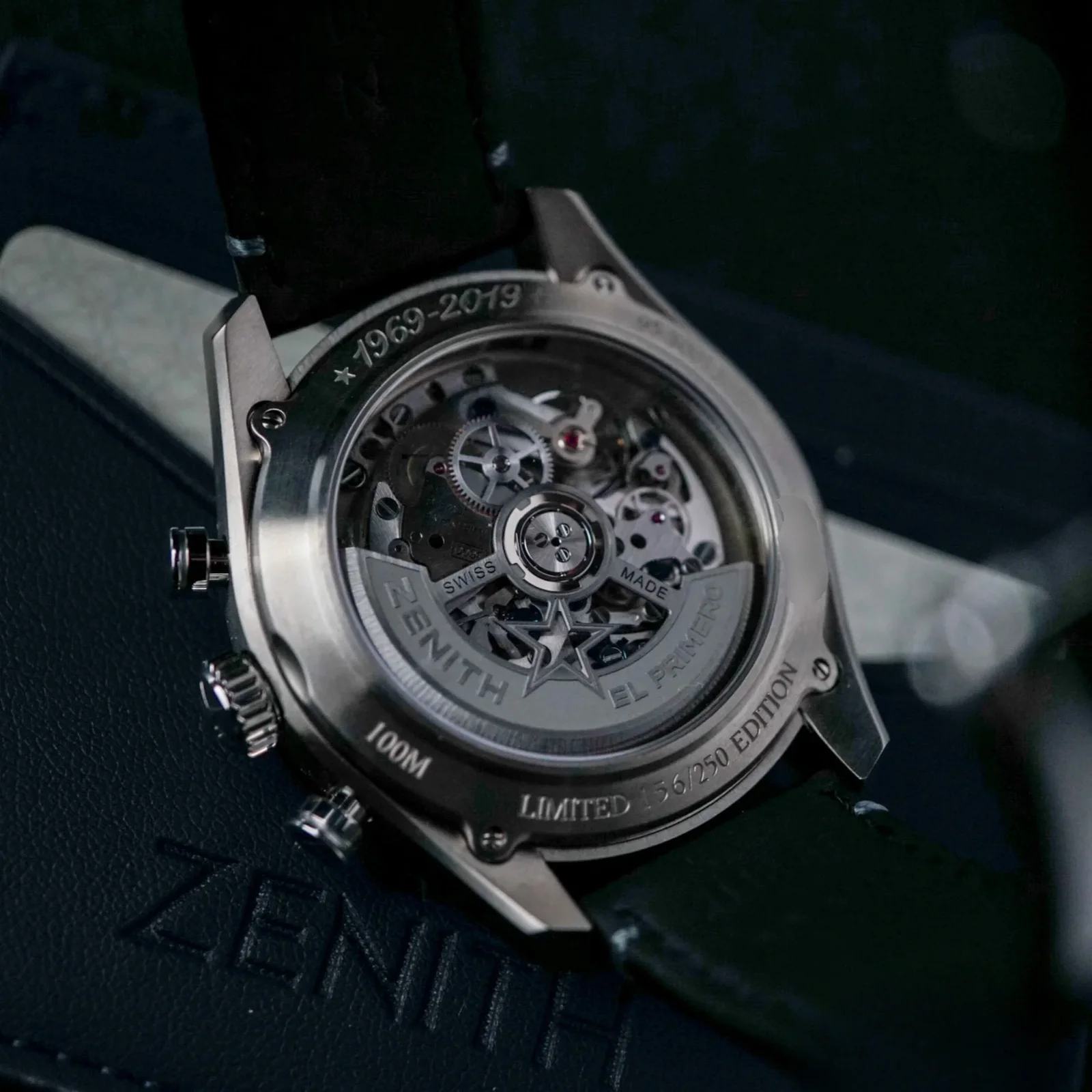 Thumb Chronomaster 2 Titanium / Skeleton / Alligator