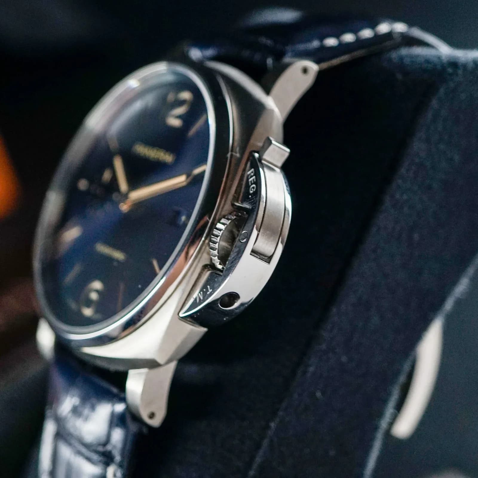 Thumb Luminor Due 42 Automatic Titanium/ Blue
