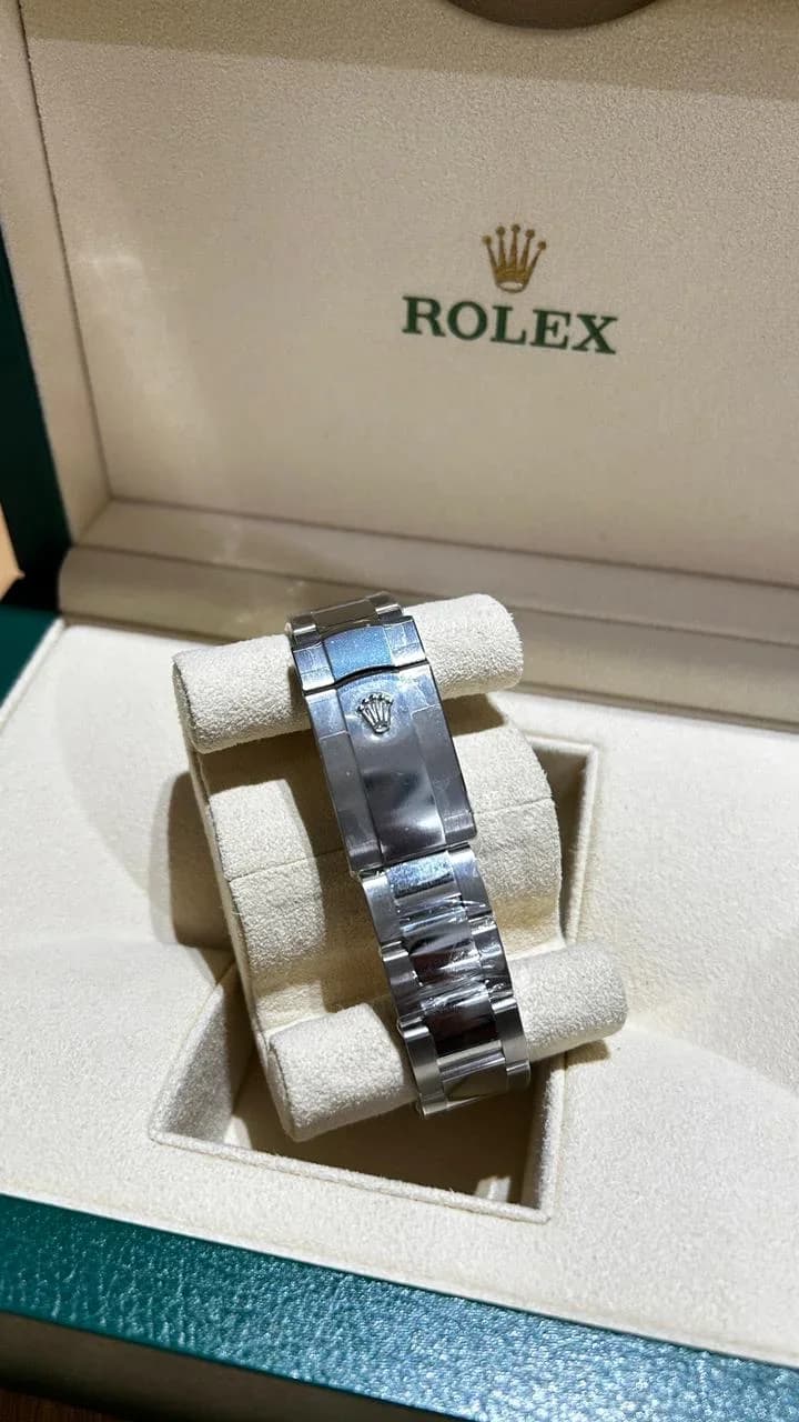 Thumb Datejust 41 Stainless Steel Smooth / Jubilee / Green