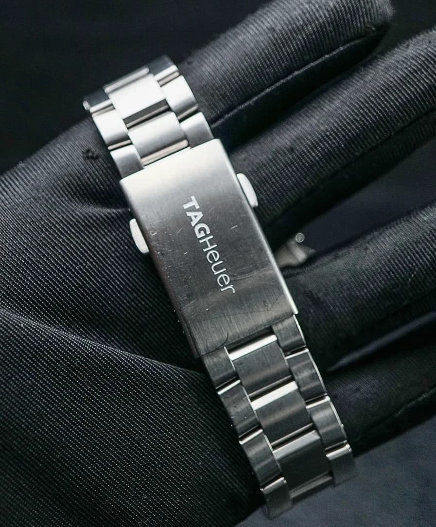Thumb Aquaracer 300M Quartz Chronograph 43 Stainless Steel / Black / Bracelet