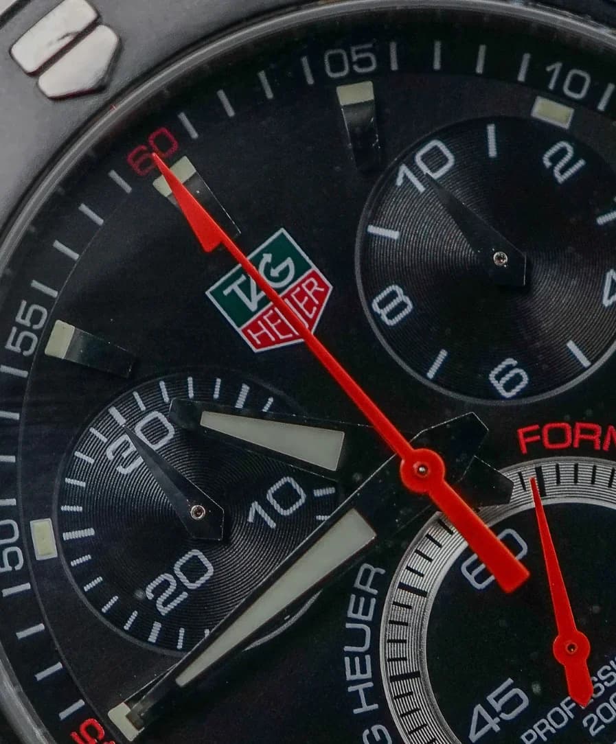 Thumb Formula 1 Quartz Chronograph 41 Steel / Black / Bracelet