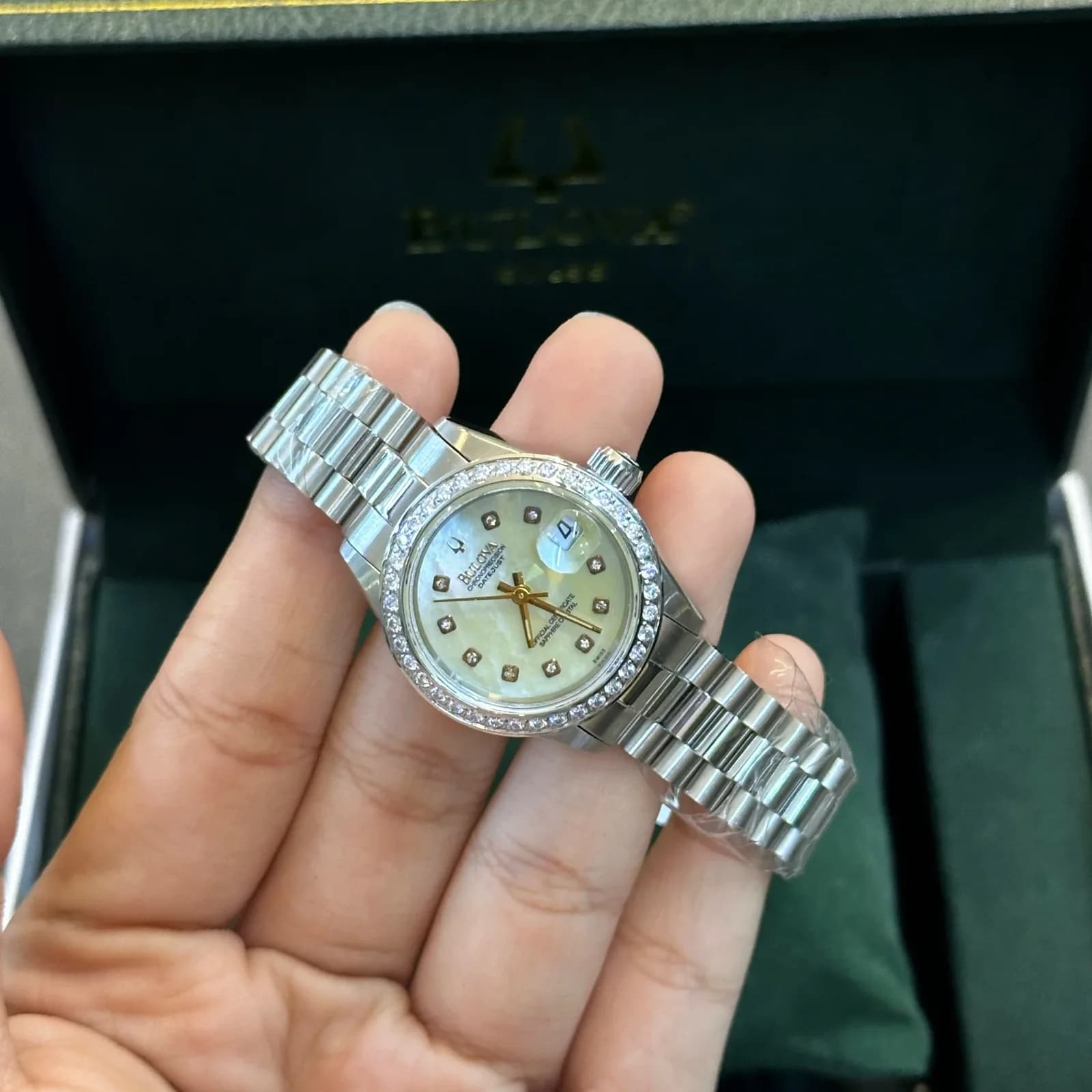 Thumb BULOVA DATE JUST LADIES NEW OLD STOCK