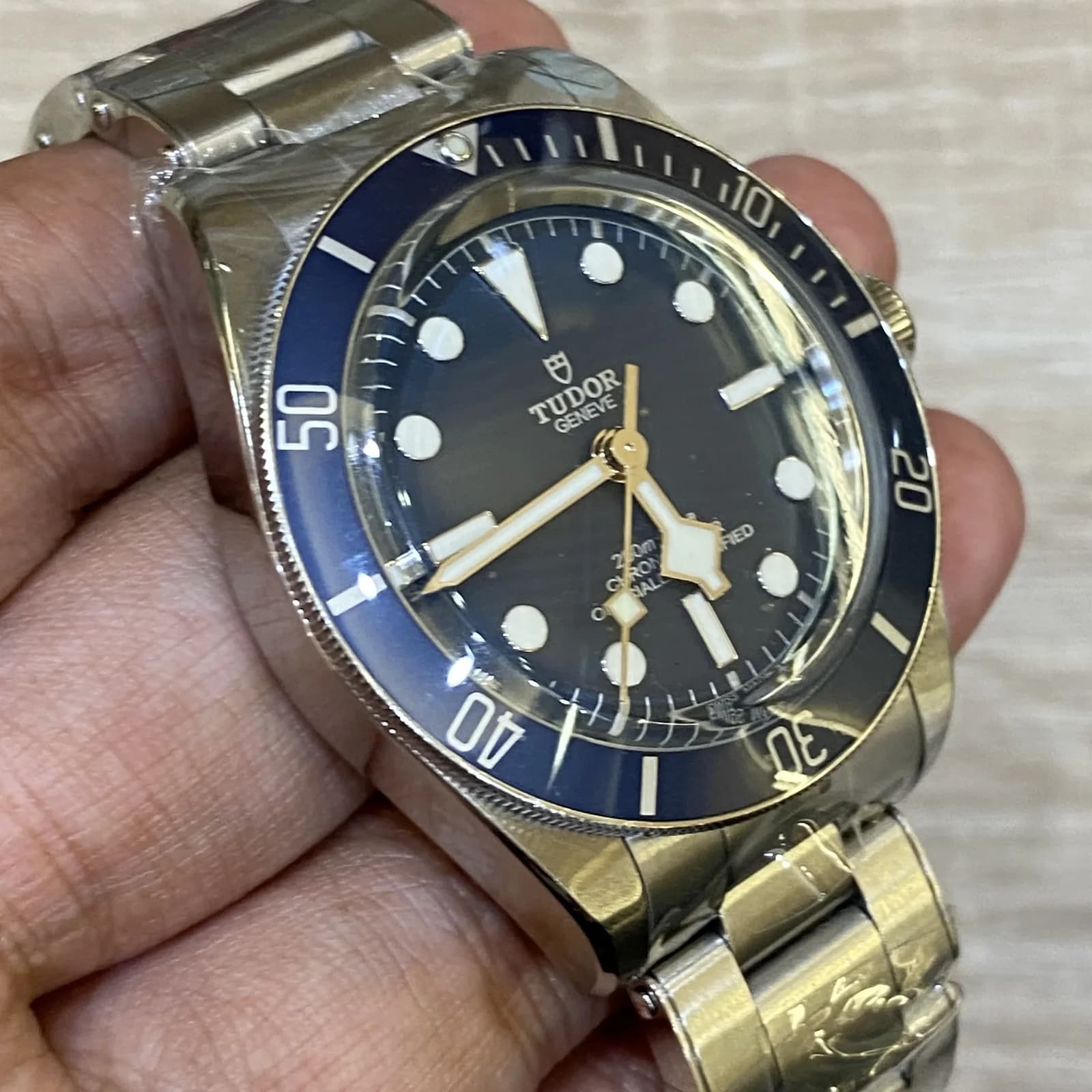 Thumb Black Bay Fifty-Eight Stainless Steel / Navy Blue / Bracelet