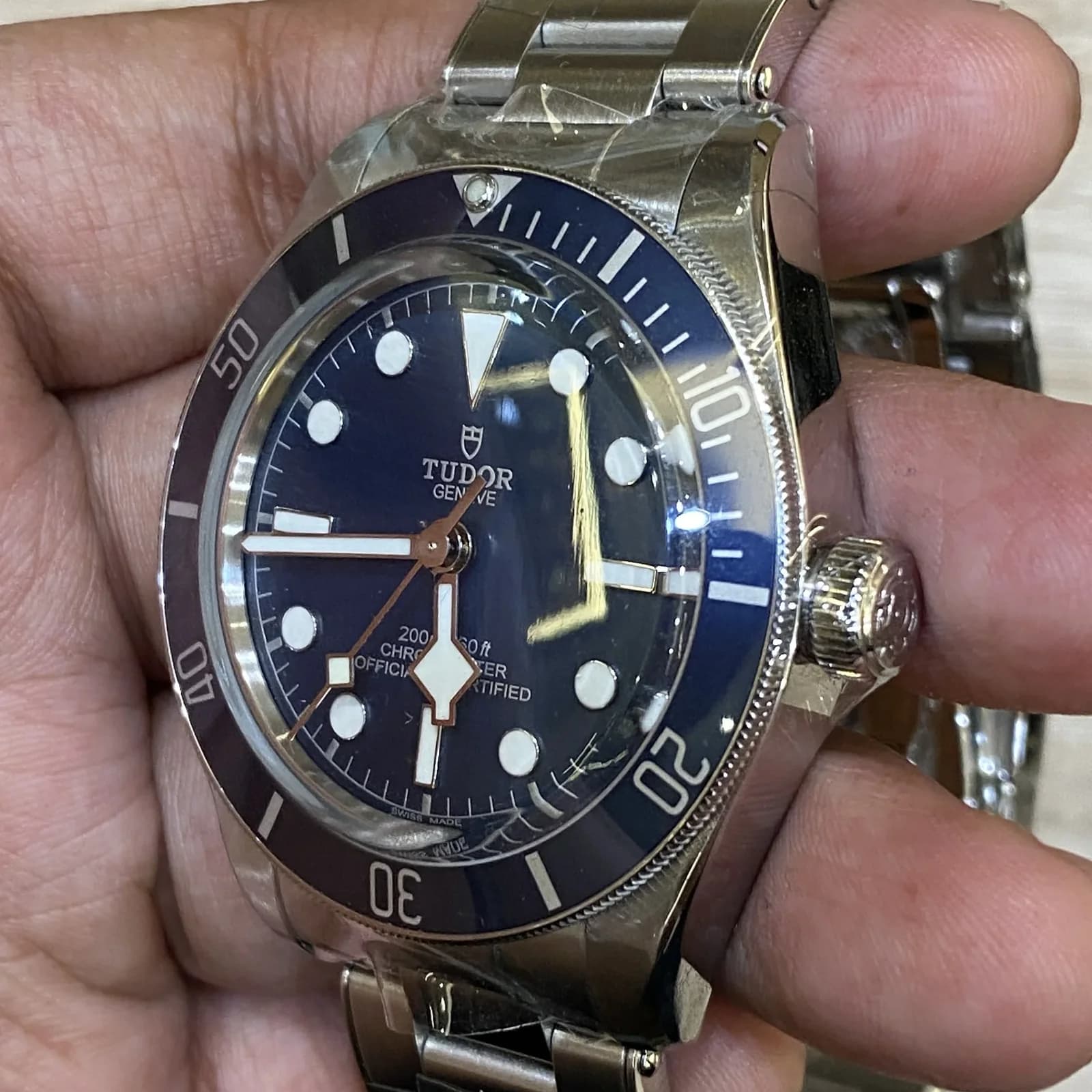 Thumb Black Bay Fifty-Eight Stainless Steel / Navy Blue / Bracelet