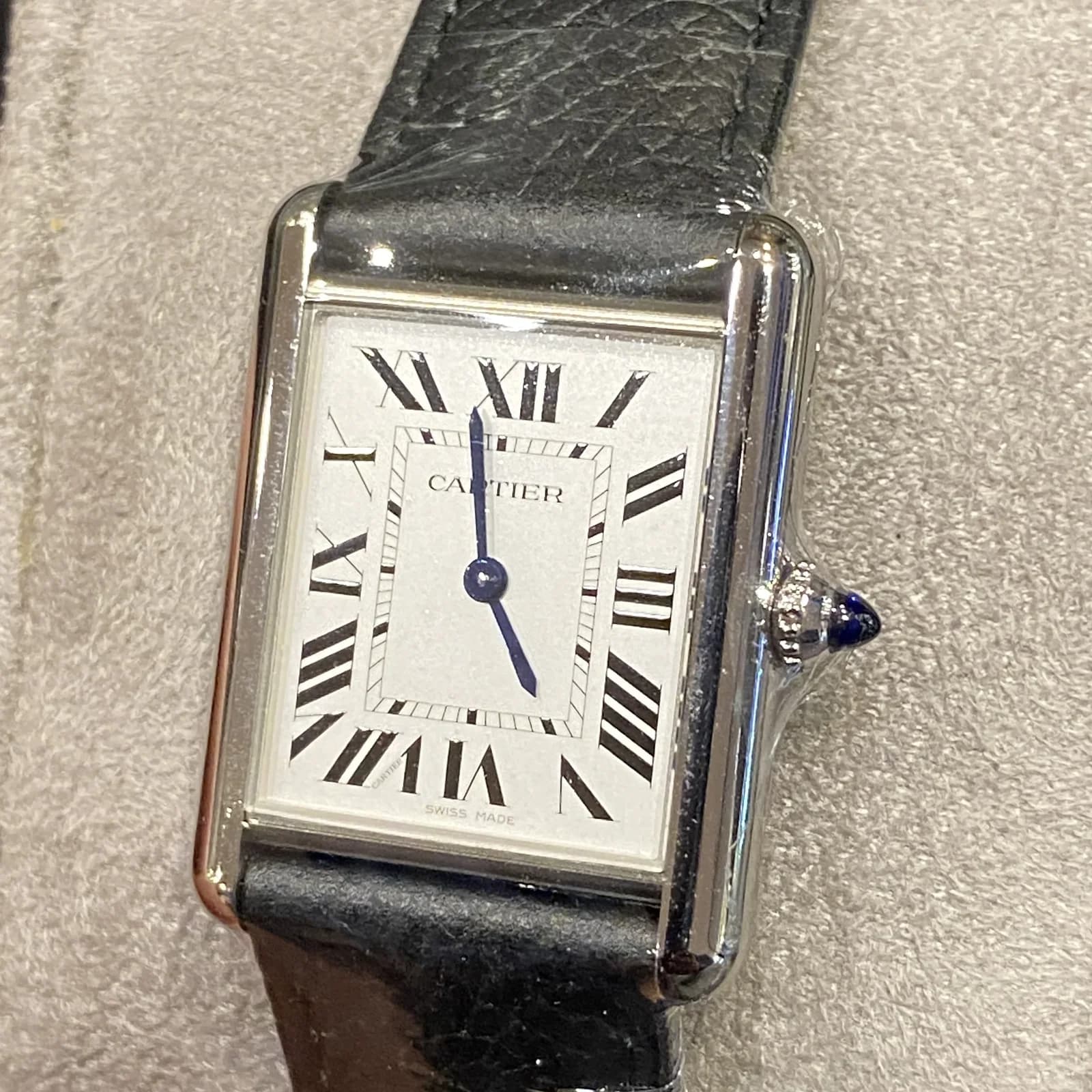 Thumb Tank Must Large Quartz Stainless Steel / Silver