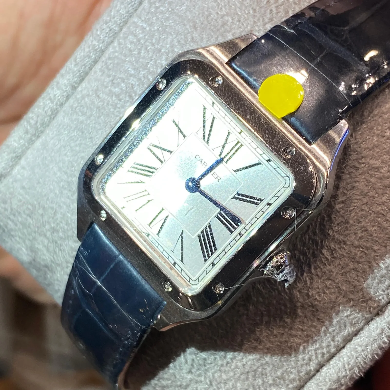 Thumb Santos Dumont Small Stainless Steel / Strap