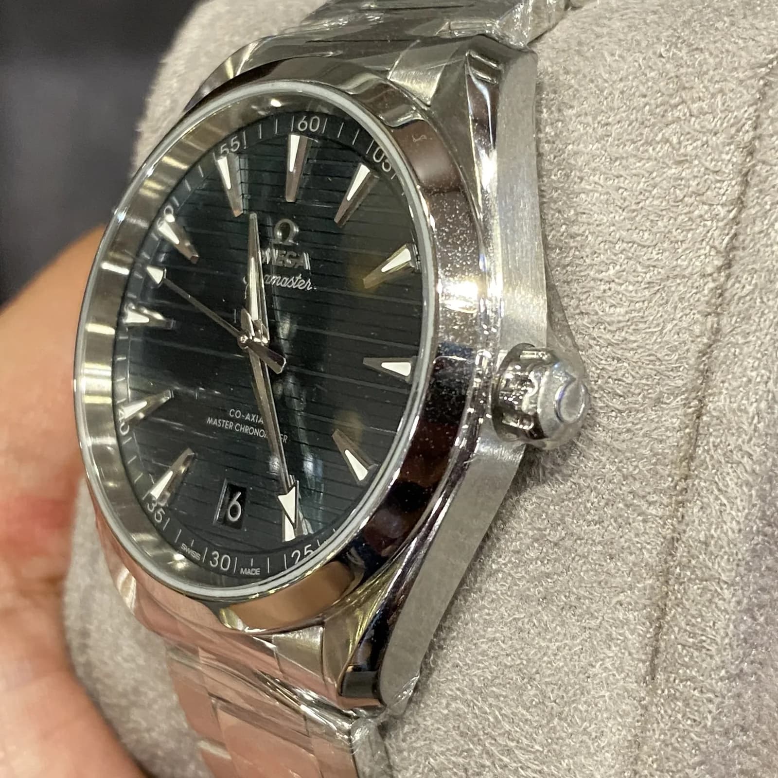 Thumb Seamaster Aqua Terra 150M Master Chronometer 41 Stainless Steel / Green / Bracelet