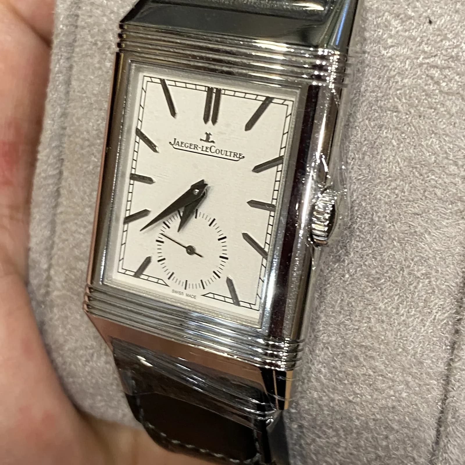 Thumb Reverso Tribute Small Seconds Stainless Steel / Silver / Fagliano