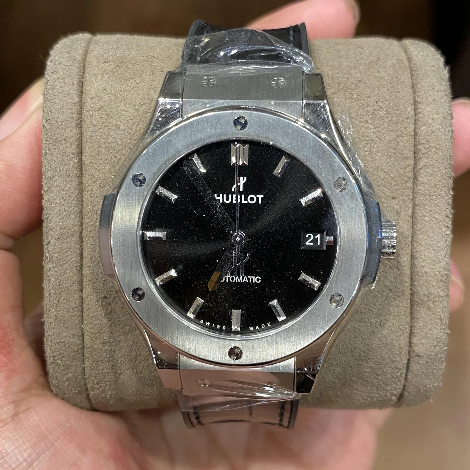 Thumb Classic Fusion 38 Titanium / Black / Rubber