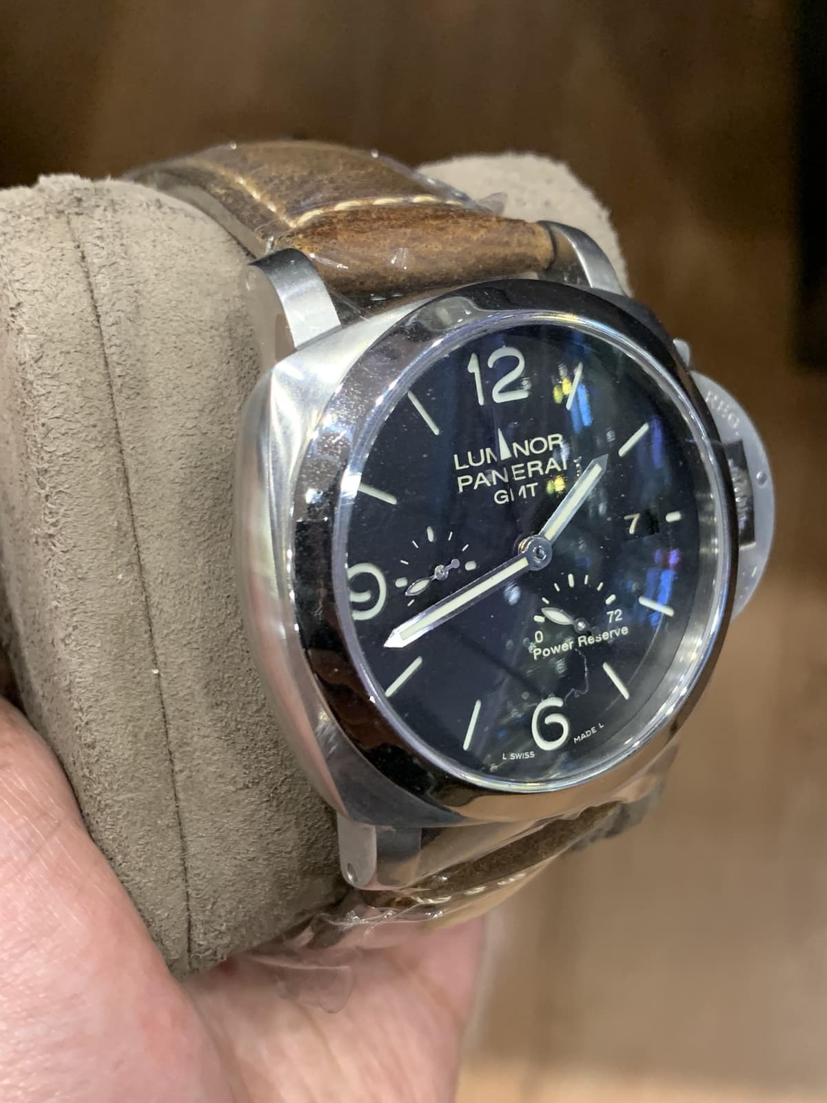 Thumb Luminor 1950 3 Days GMT Power Reserve Automatic Acciacio 44mm