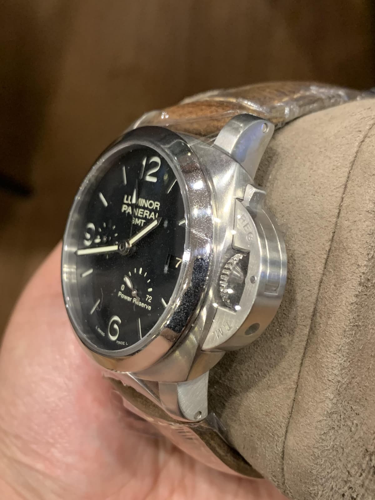 Thumb Luminor 1950 3 Days GMT Power Reserve Automatic Acciacio 44mm