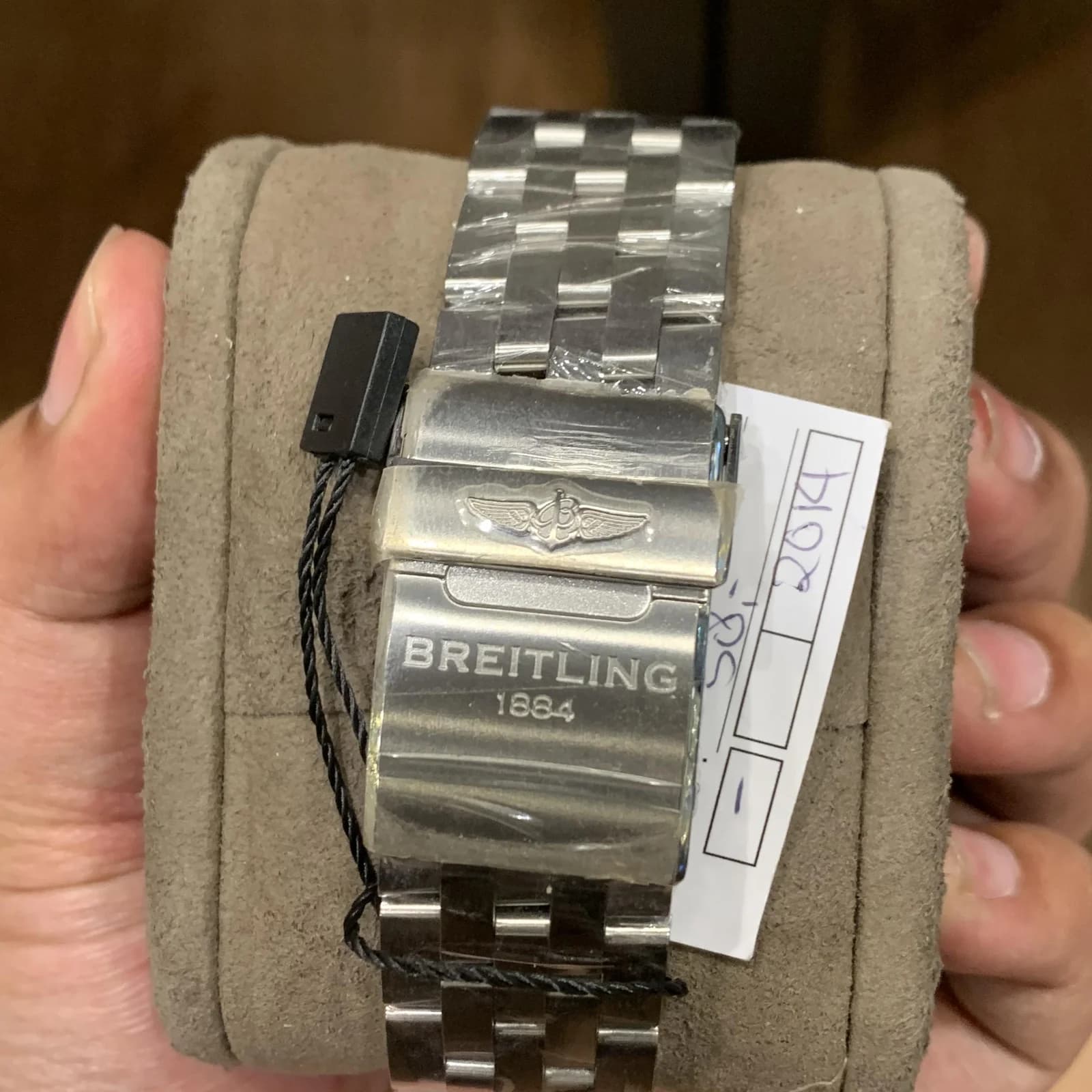 Thumb Chronomat 44 Stainless Steel / Black / Bracelet