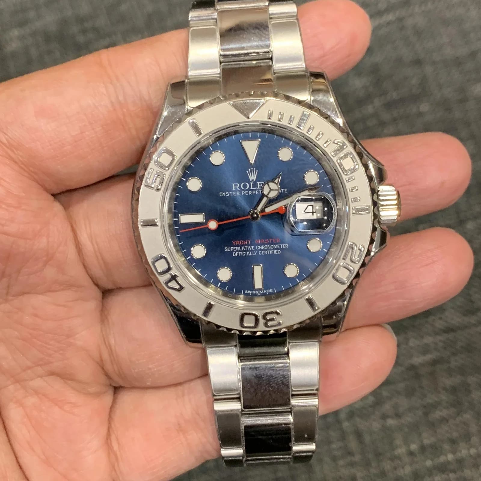 Thumb Yacht-Master 40 Rolesium / Blue
