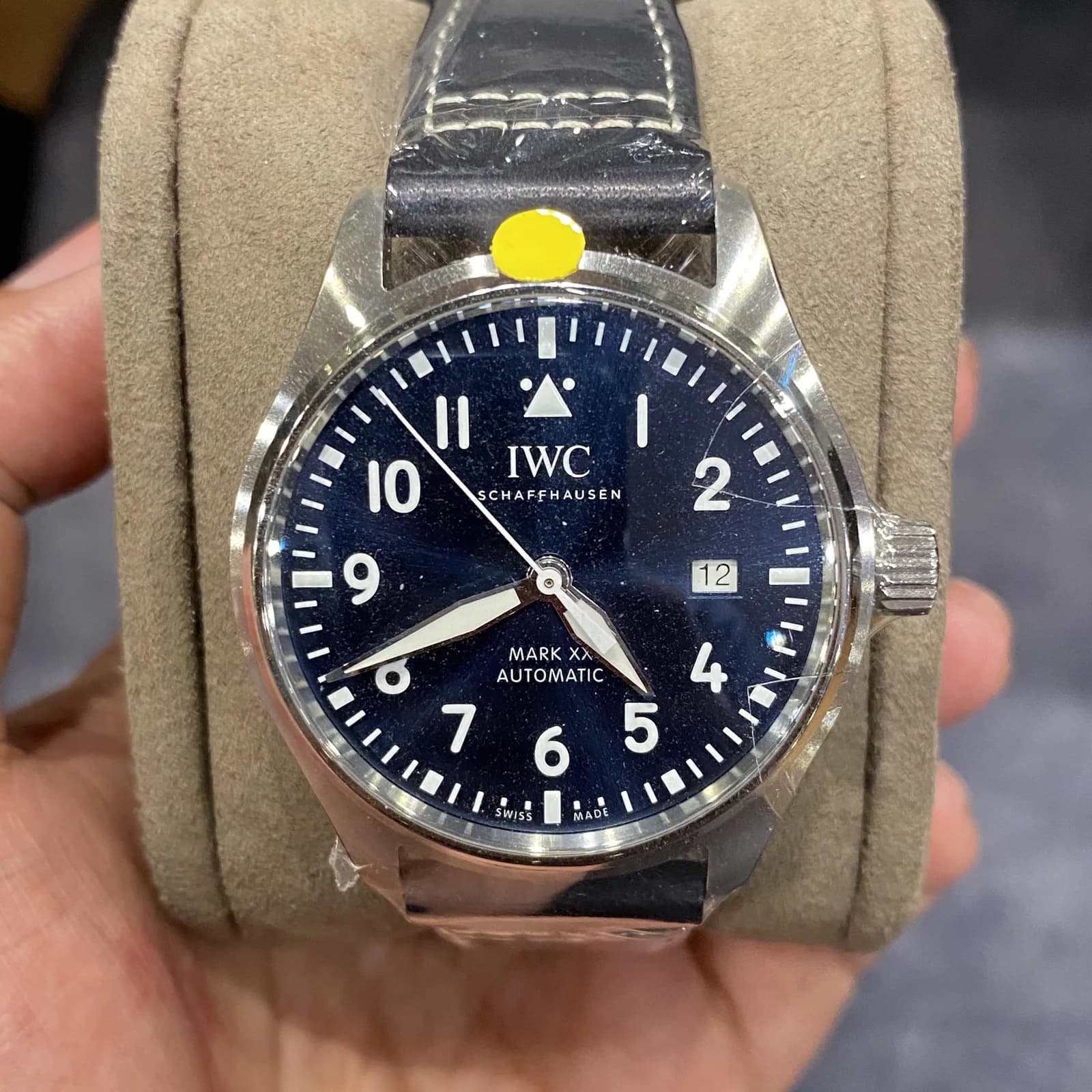 Thumb Pilot's Watch Mark XX Stainless Steel / Blue