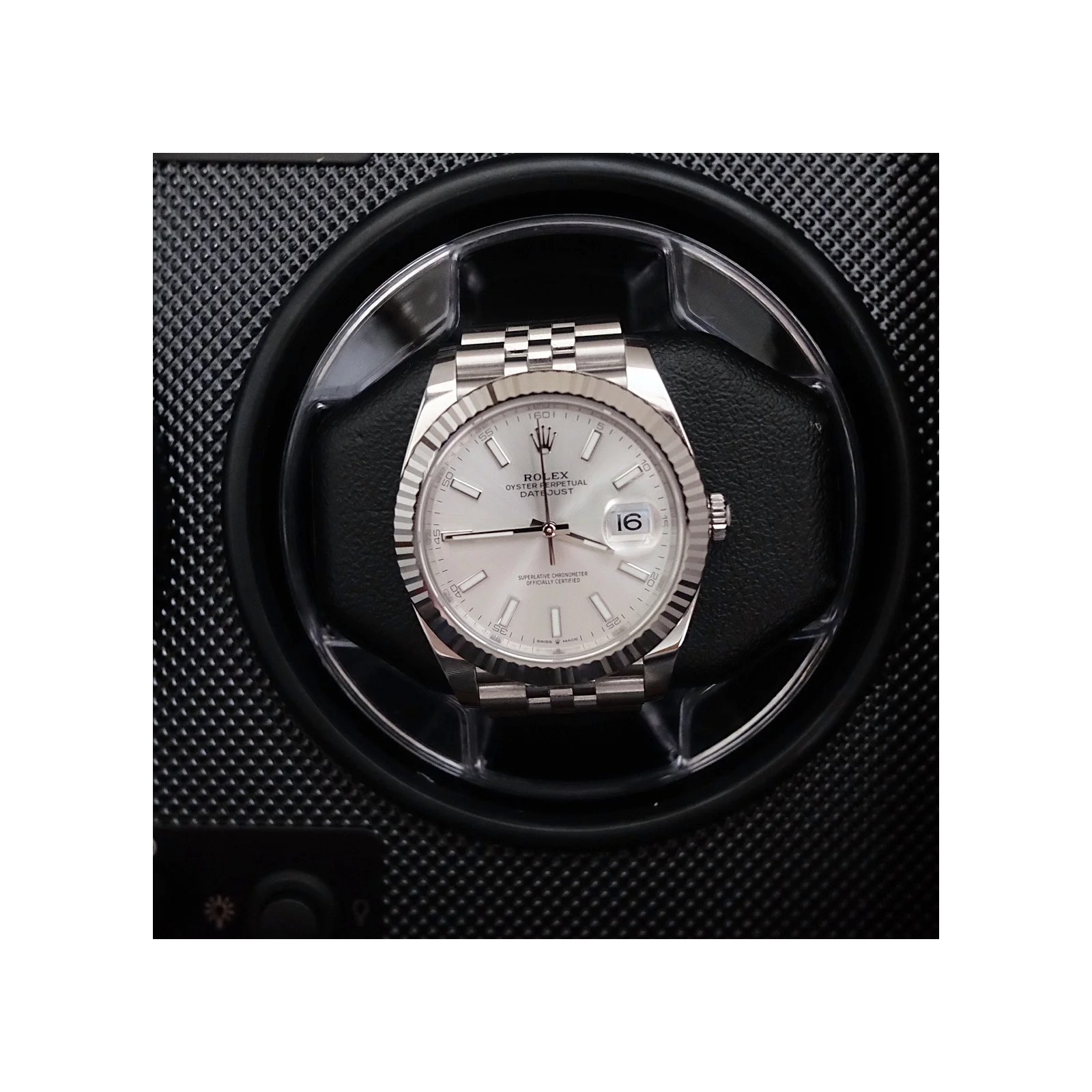 Thumb Datejust 41 Stainless Steel Fluted / Jubilee / Silver