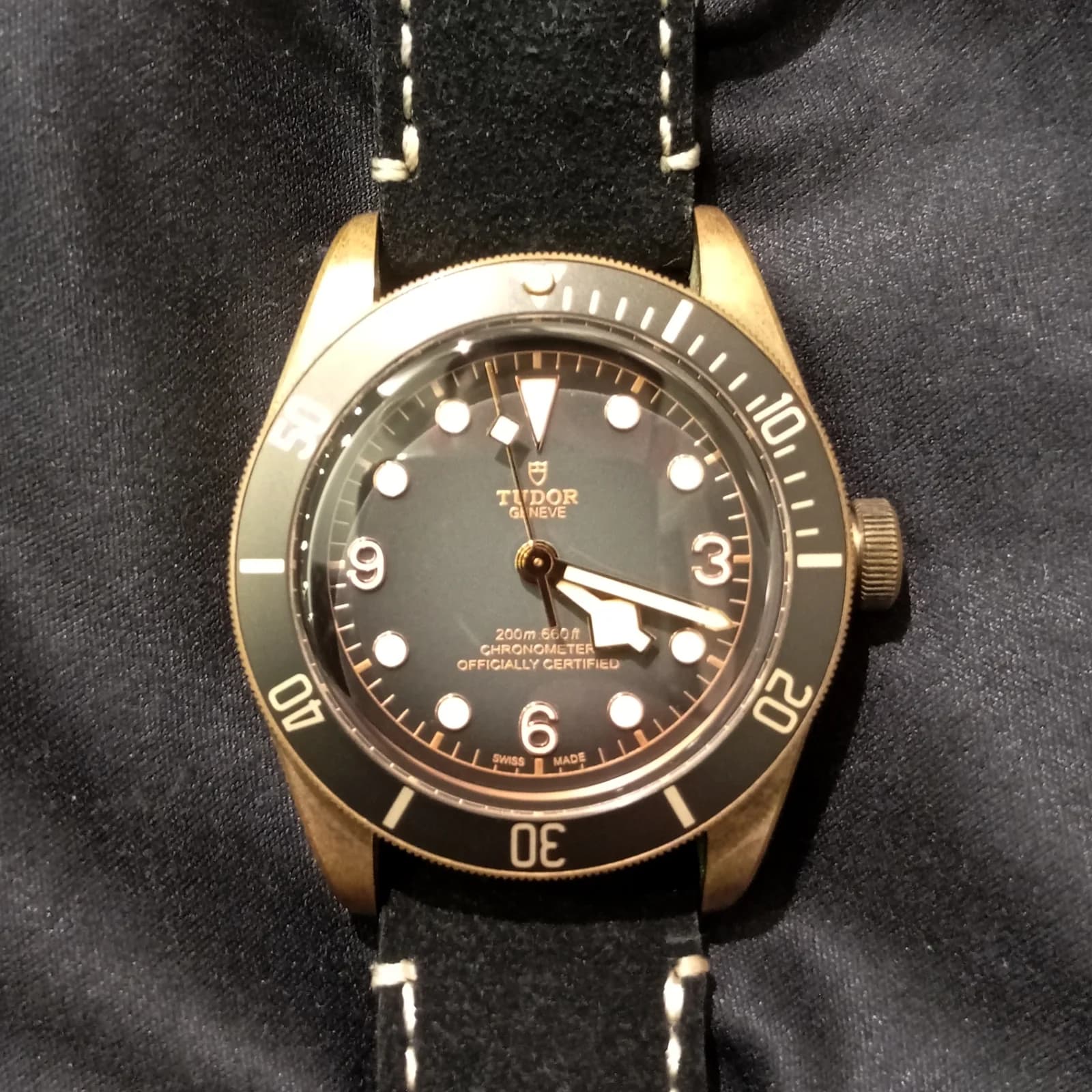 Thumb Heritage Black Bay Bronze / Slate / Leather