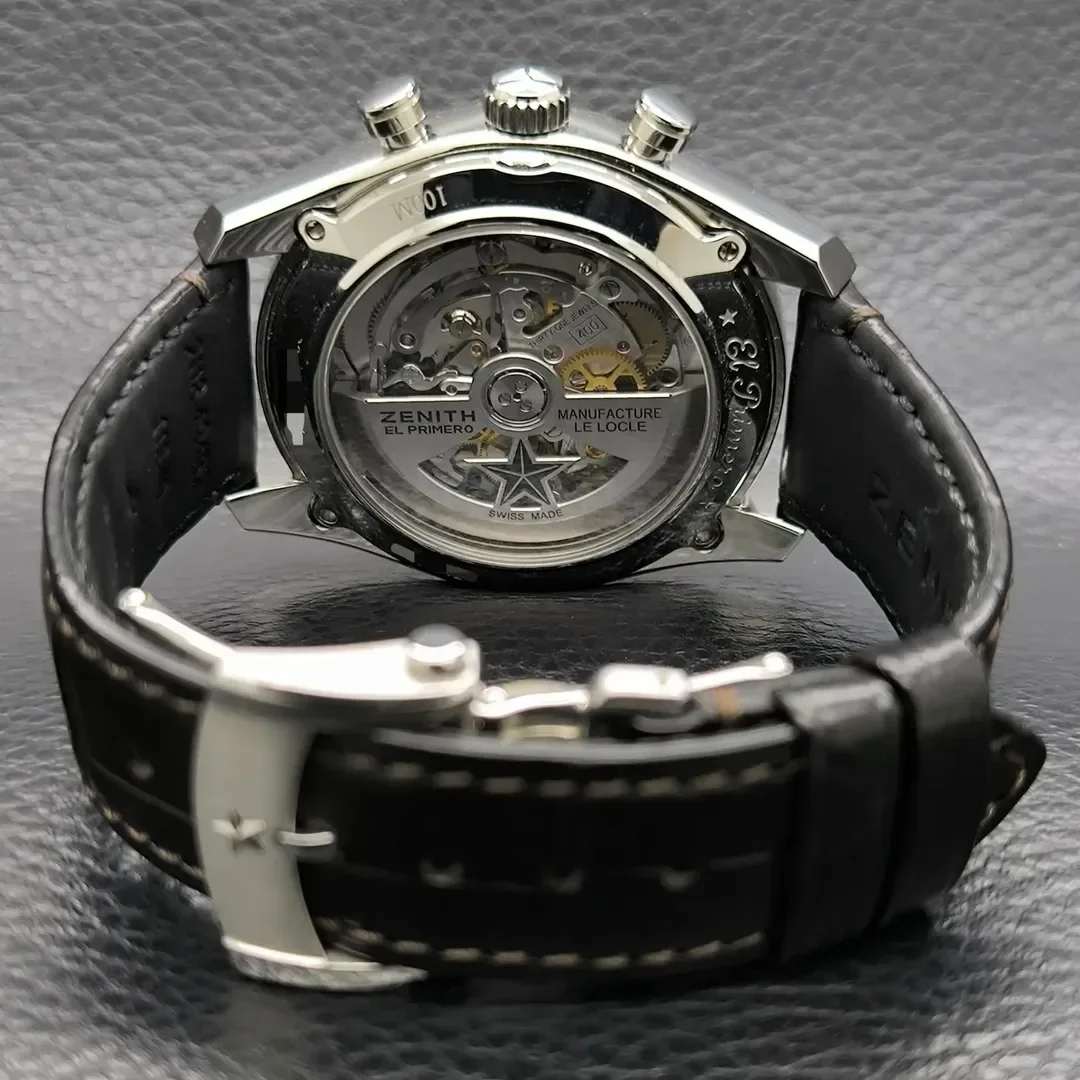 Thumb El Primero Chronomaster 42 Stainless Steel / Silver / Alligator