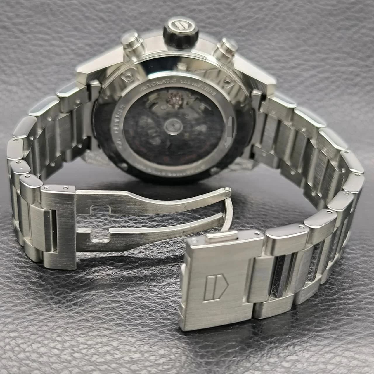 Thumb Carrera Calibre Heuer 01 45 Stainless Steel / Skeleton / Bracelet