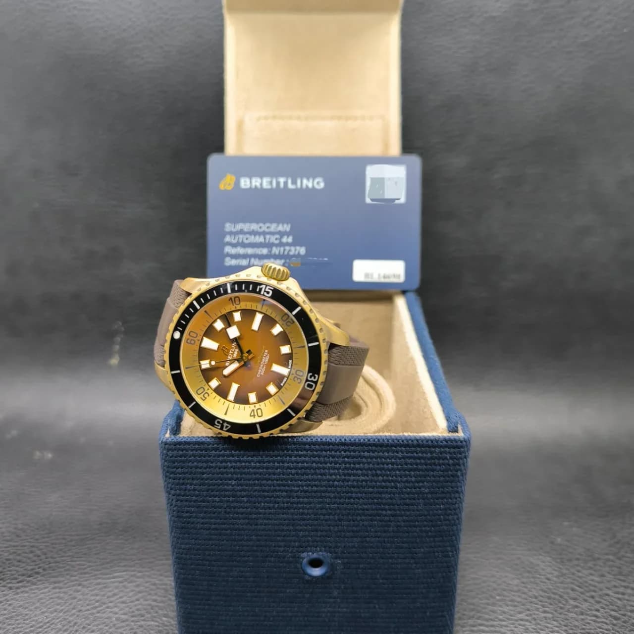 Thumb SuperOcean Automatic 44 Bronze / Brown / Rubber