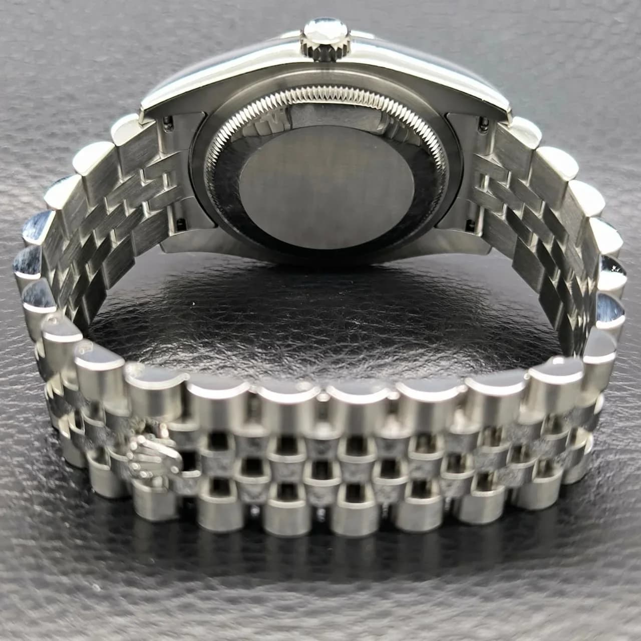 Thumb Datejust 36 Stainless Steel Fluted / Jubilee / Silver Computer