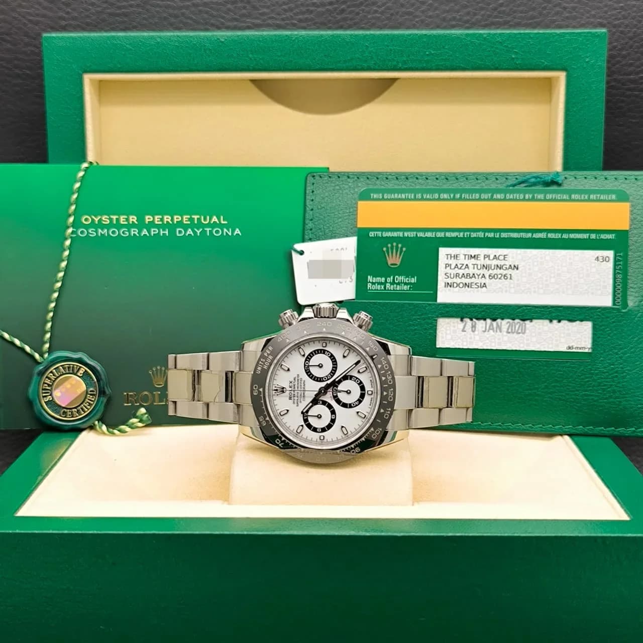 Thumb Cosmograph Daytona Steel / Cerachrom / White