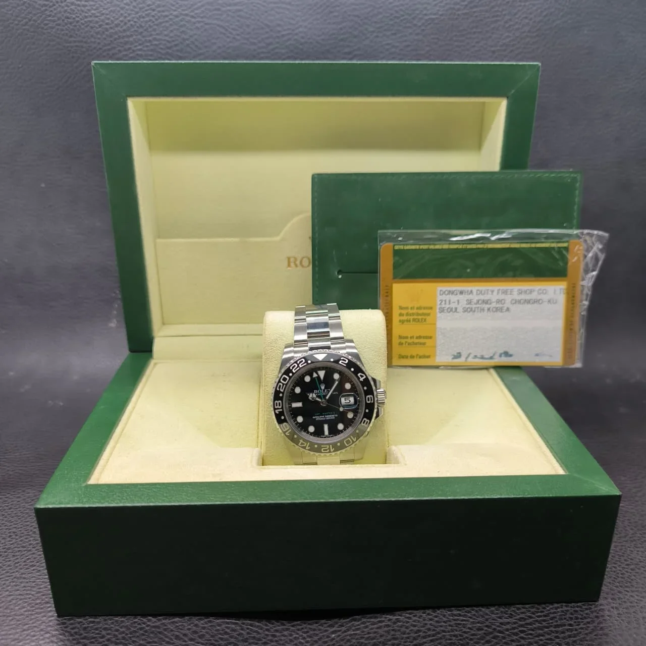 Thumb GMT-Master II Stainless Steel / LN