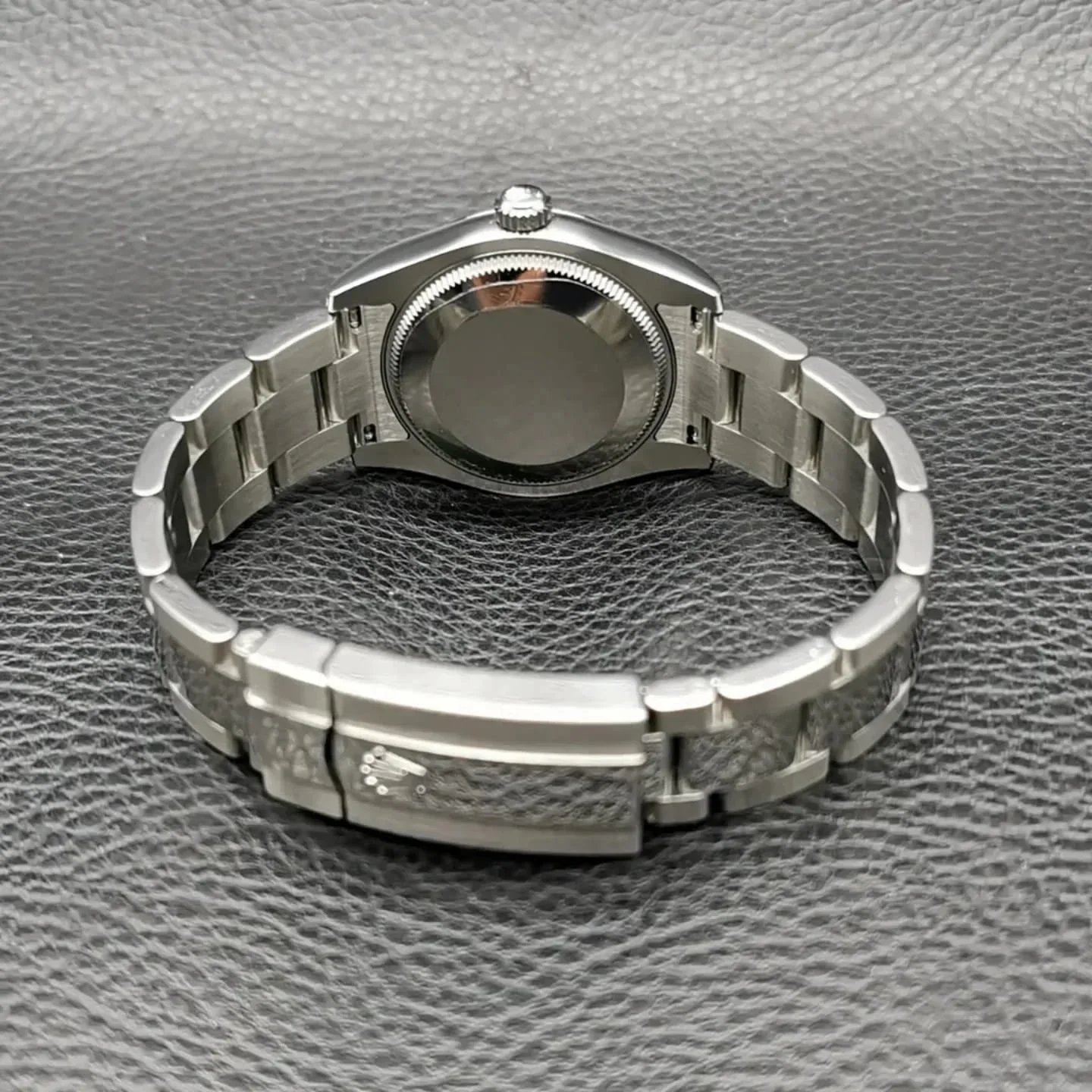 Thumb Datejust 31 Stainless Steel Domed / Oyster / Black