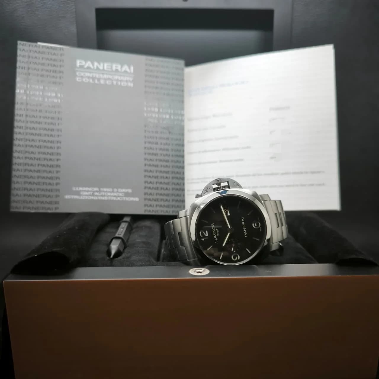 Thumb Luminor 1950 3 Days GMT Automatic Acciaio 44mm Bracelet