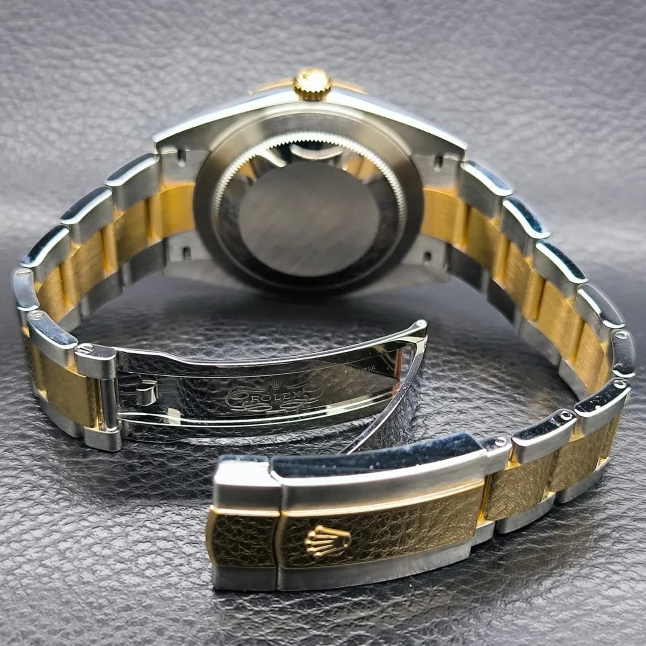 Thumb Datejust 41 Rolesor Yellow Fluted / Oyster / Black - Diamond