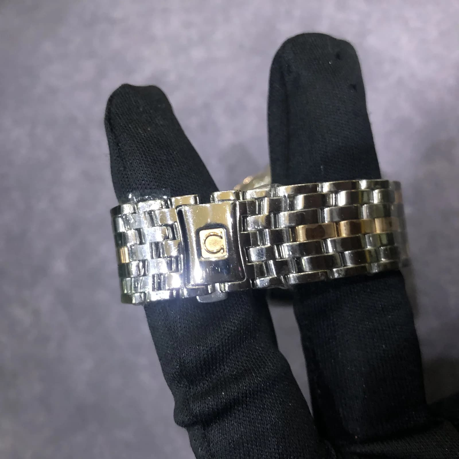 Thumb De Ville Prestige Co-Axial 36.8 Stainless Steel / Red Gold / Silver / Diamond / Bracelet