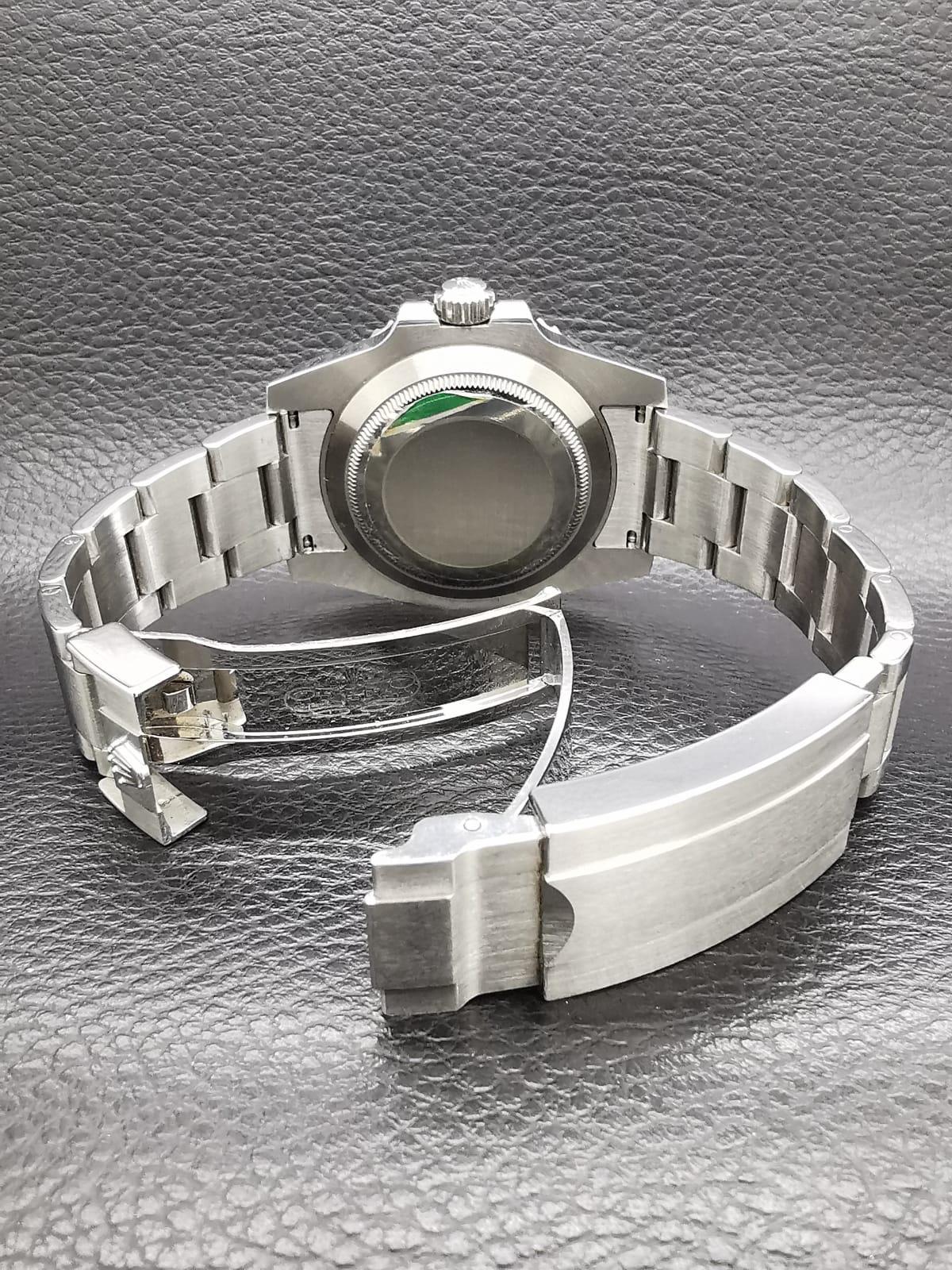 Thumb Submariner Date Stainless Steel / Green / Cerachom