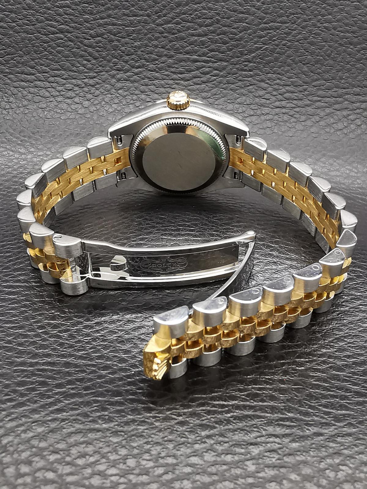 Thumb Lady-Datejust 26 Rolesor Fluted White Jubilee