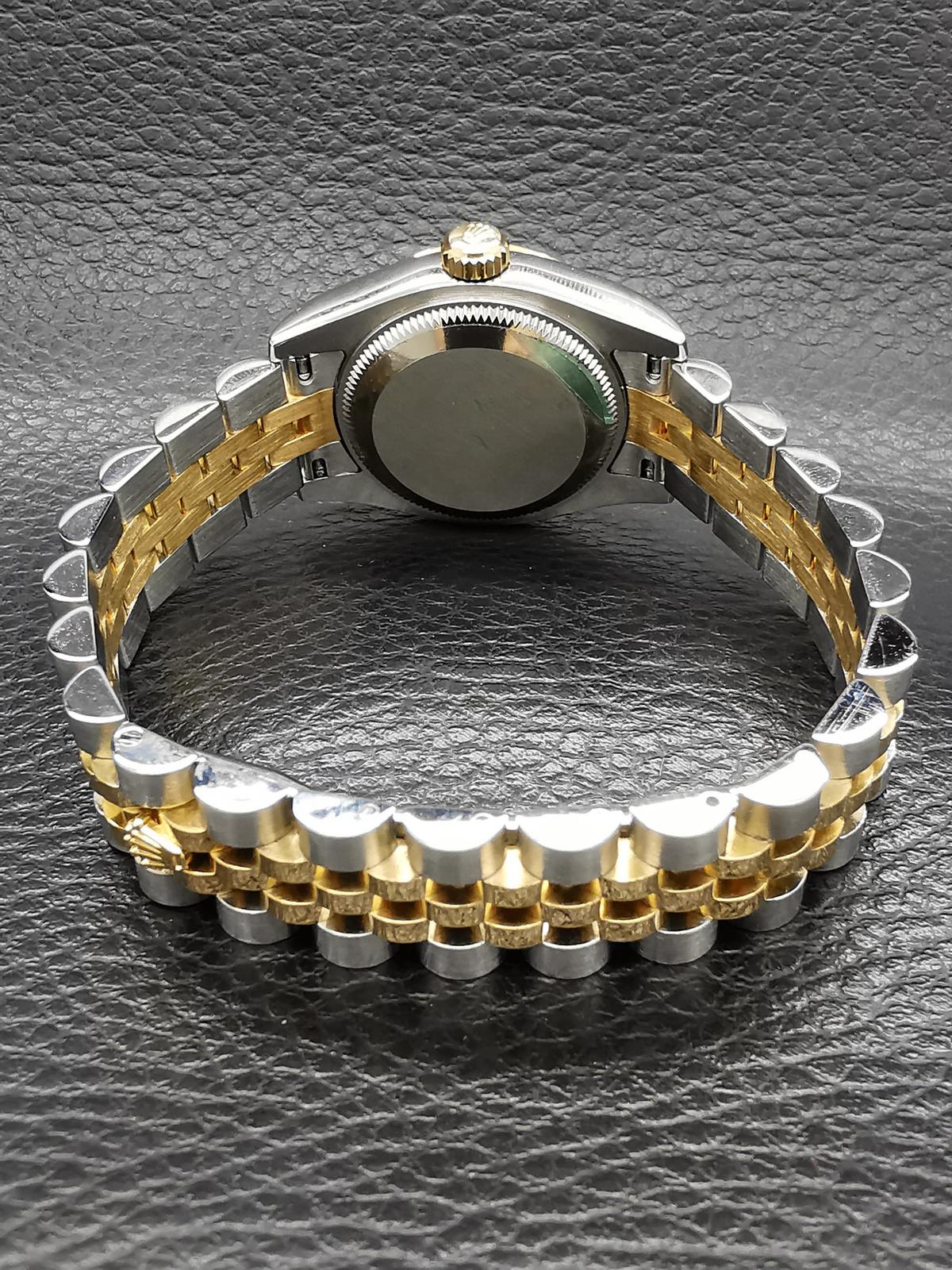 Thumb Lady-Datejust 26 Rolesor Fluted White Jubilee