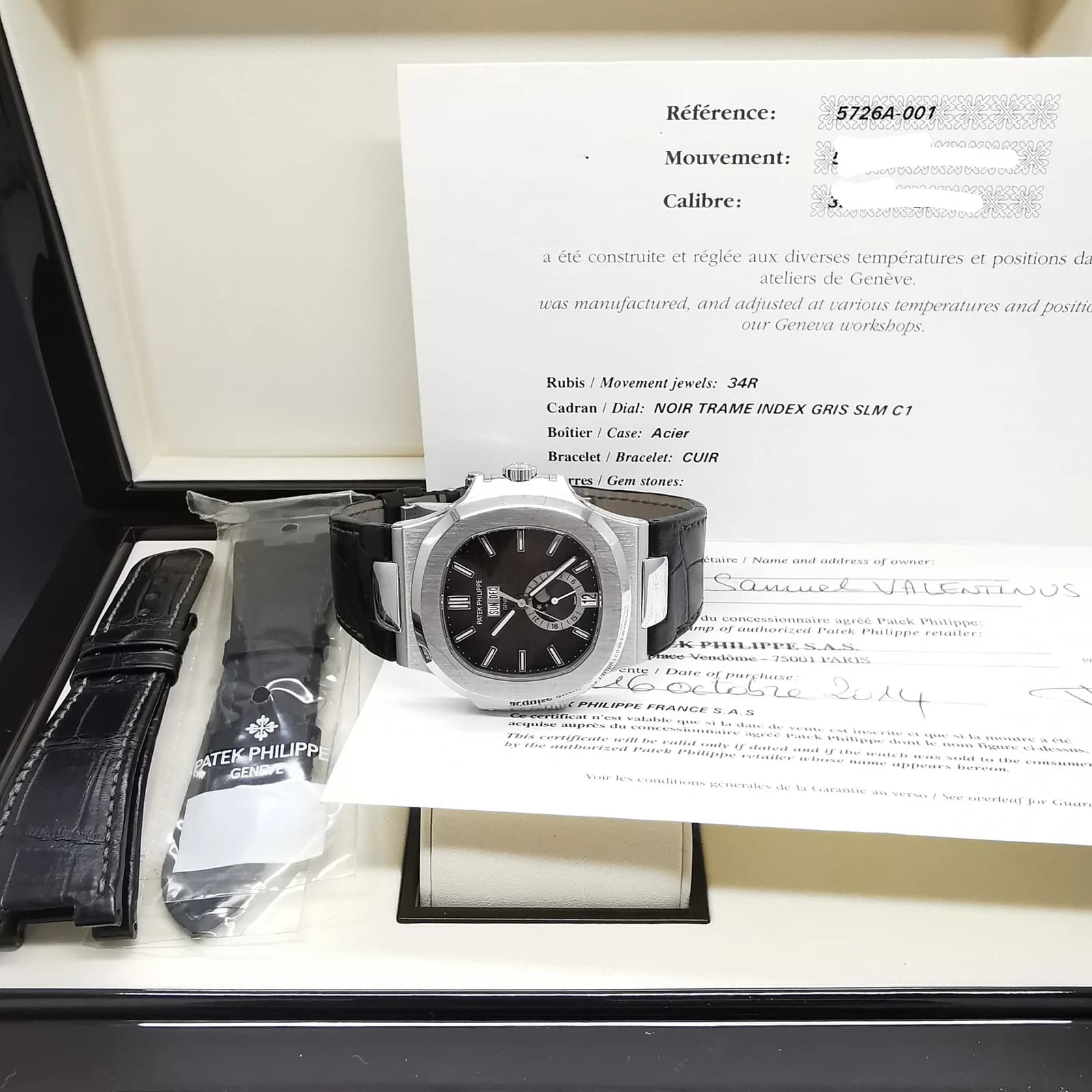 Thumb Nautilus 5726 Stainless Steel / Black