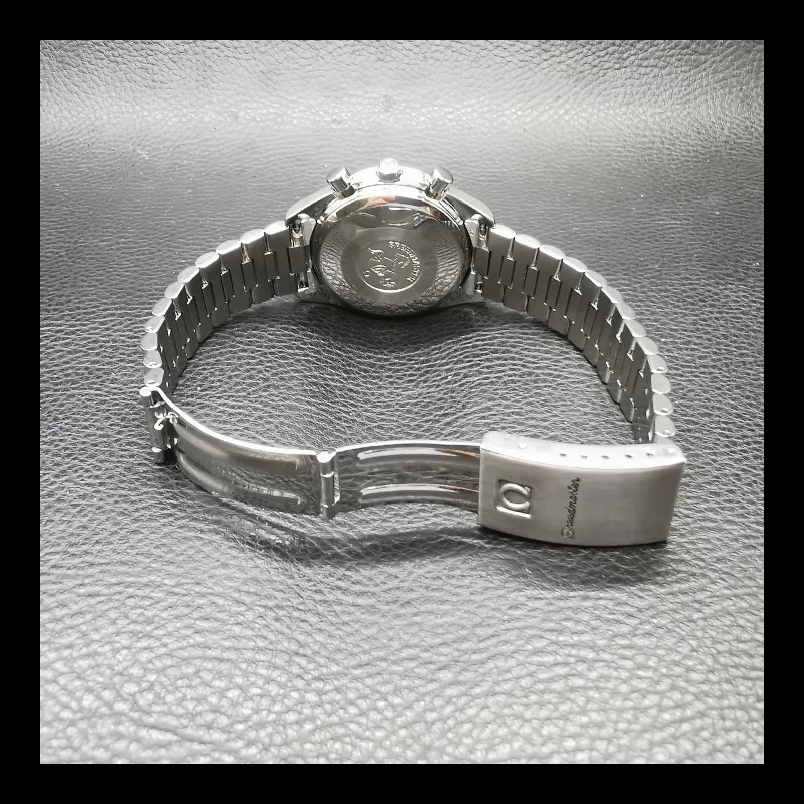 Thumb Speedmaster Date 39 Stainless Steel / Blue / Bracelet