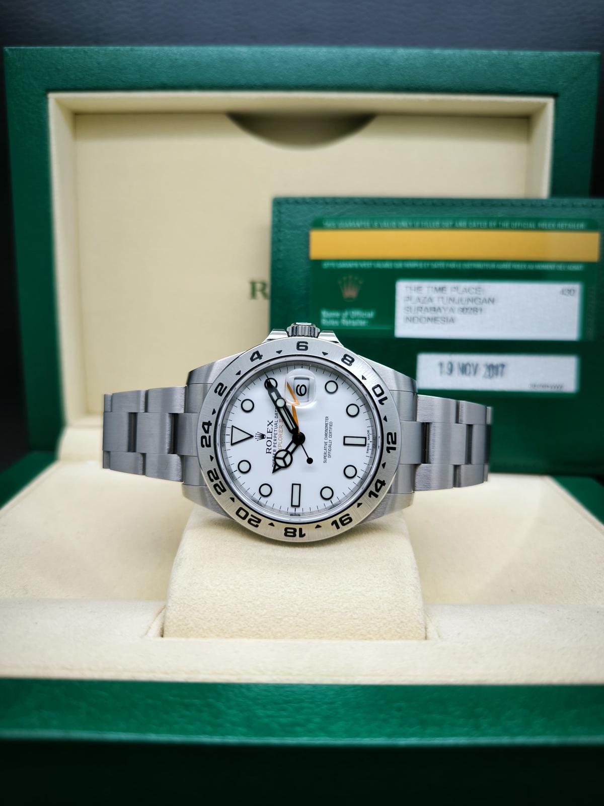 Thumb Explorer II Stainless Steel / White