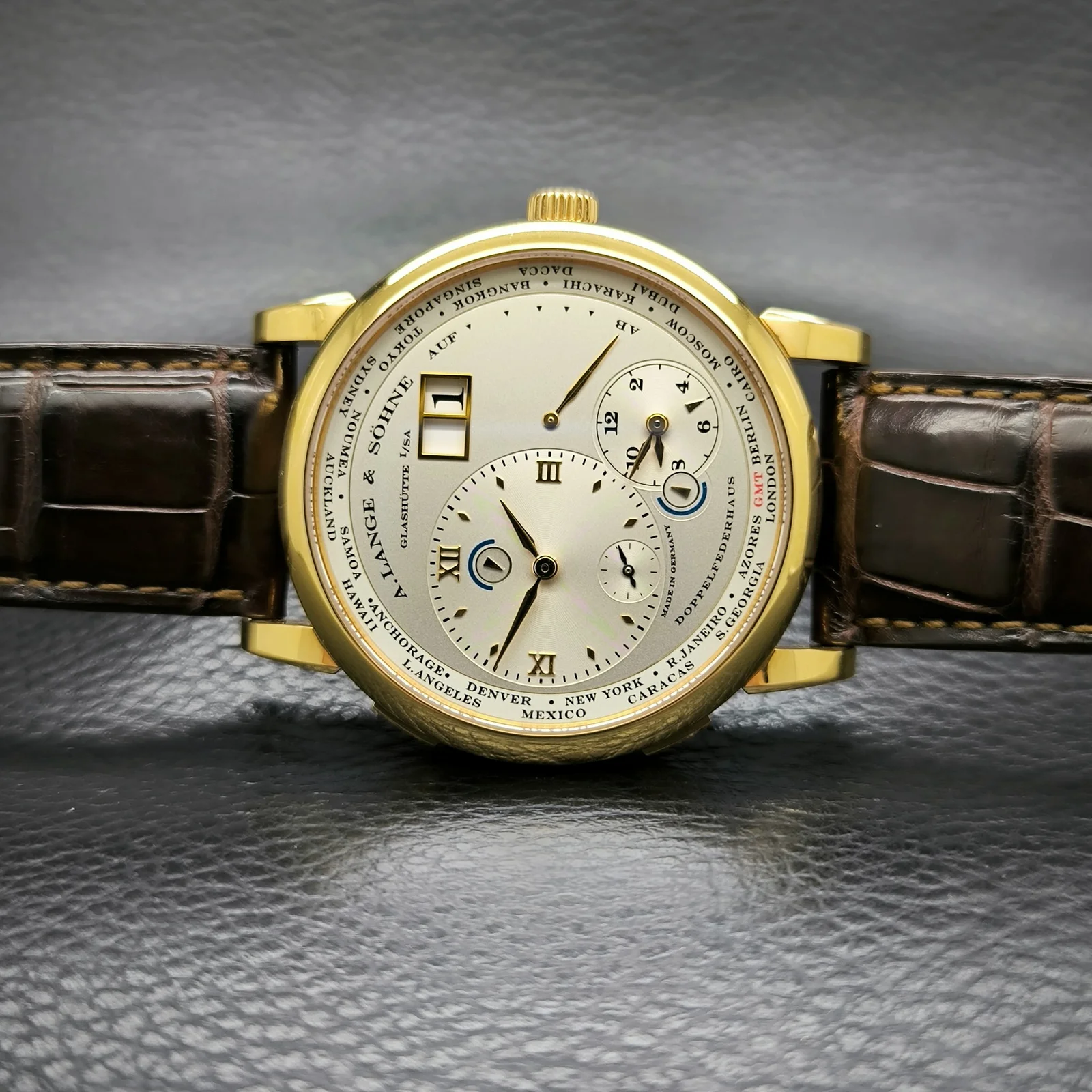 Thumb Lange 1 Timezone Pink Gold / Silver