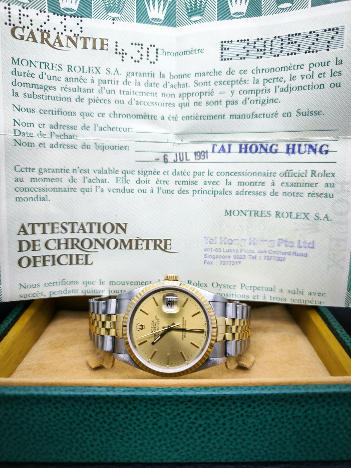 Thumb Datejust 36 16233 