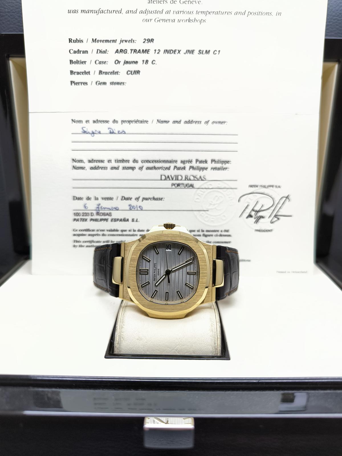 Thumb Nautilus 5711 Yellow Gold / Silver