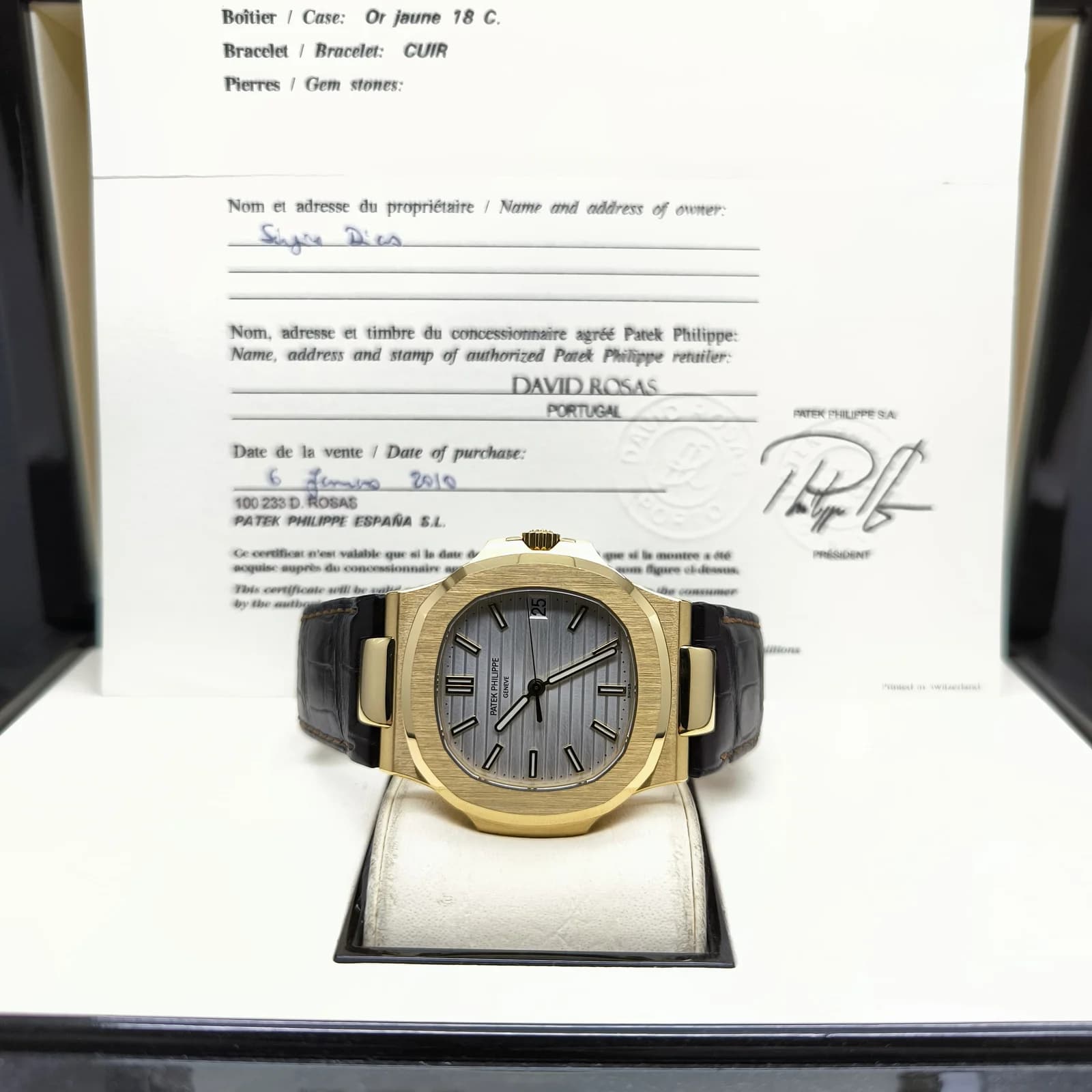 Thumb Nautilus 5711 Yellow Gold / Silver