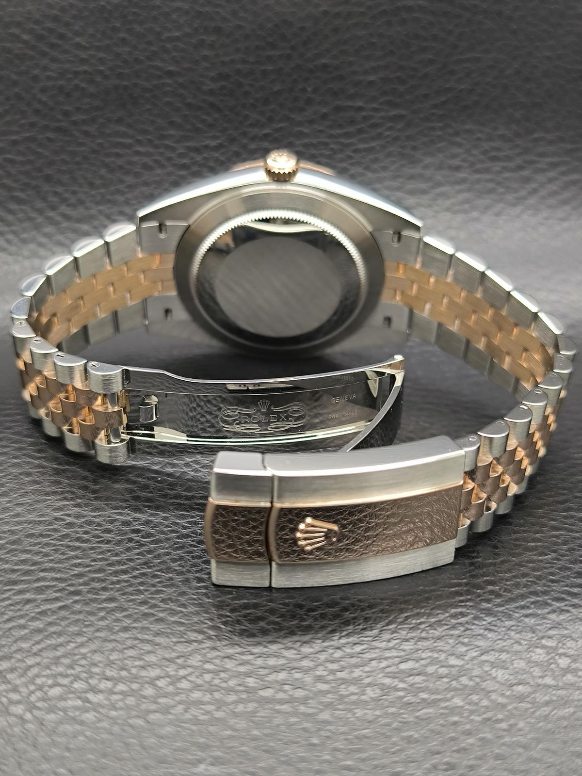 Thumb Datejust 41 Rolesor Everose Fluted / Jubilee / Slate - Roman