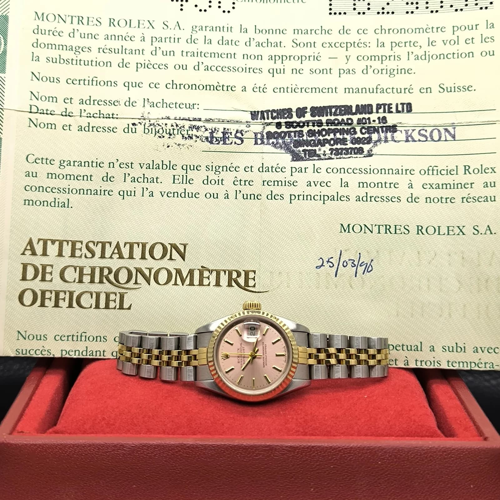 Thumb Lady-Datejust 26 Two Tone Yellow Gold / Jubilee / Champagne / Diamond