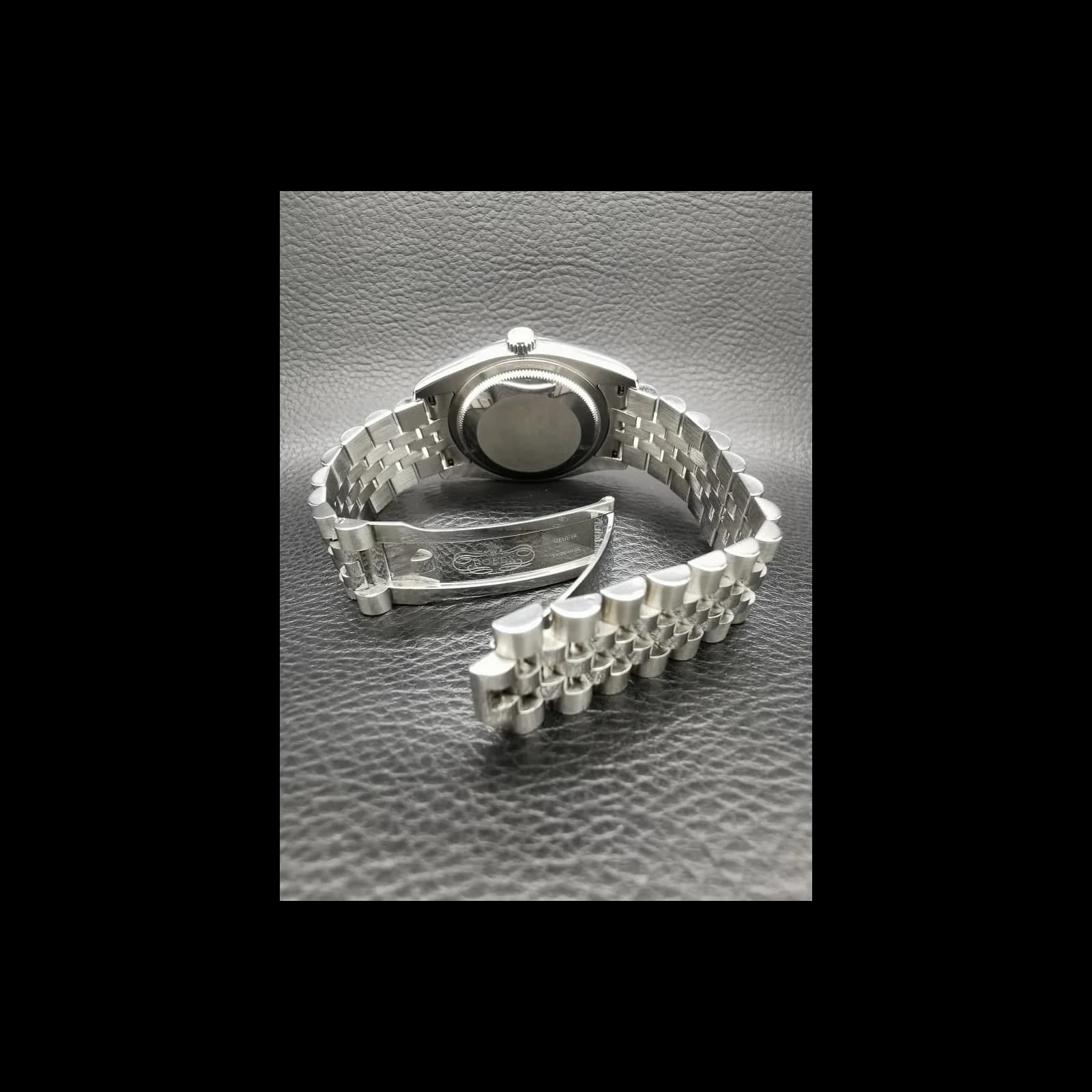 Thumb Datejust 36 Stainless Steel Fluted / Jubilee / Silver Computer