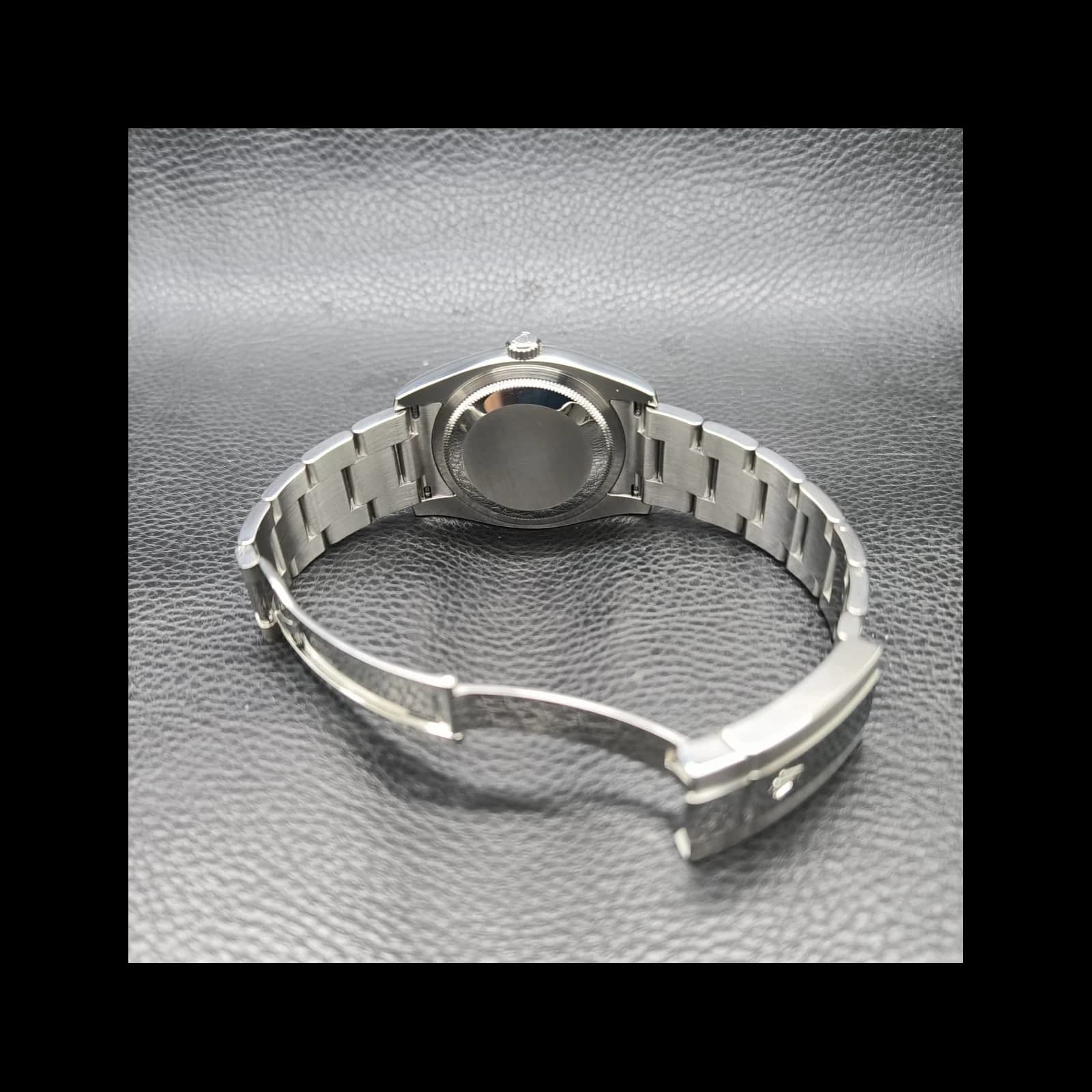 Thumb Datejust 36 Stainless Steel Domed / Oyster / White Roman