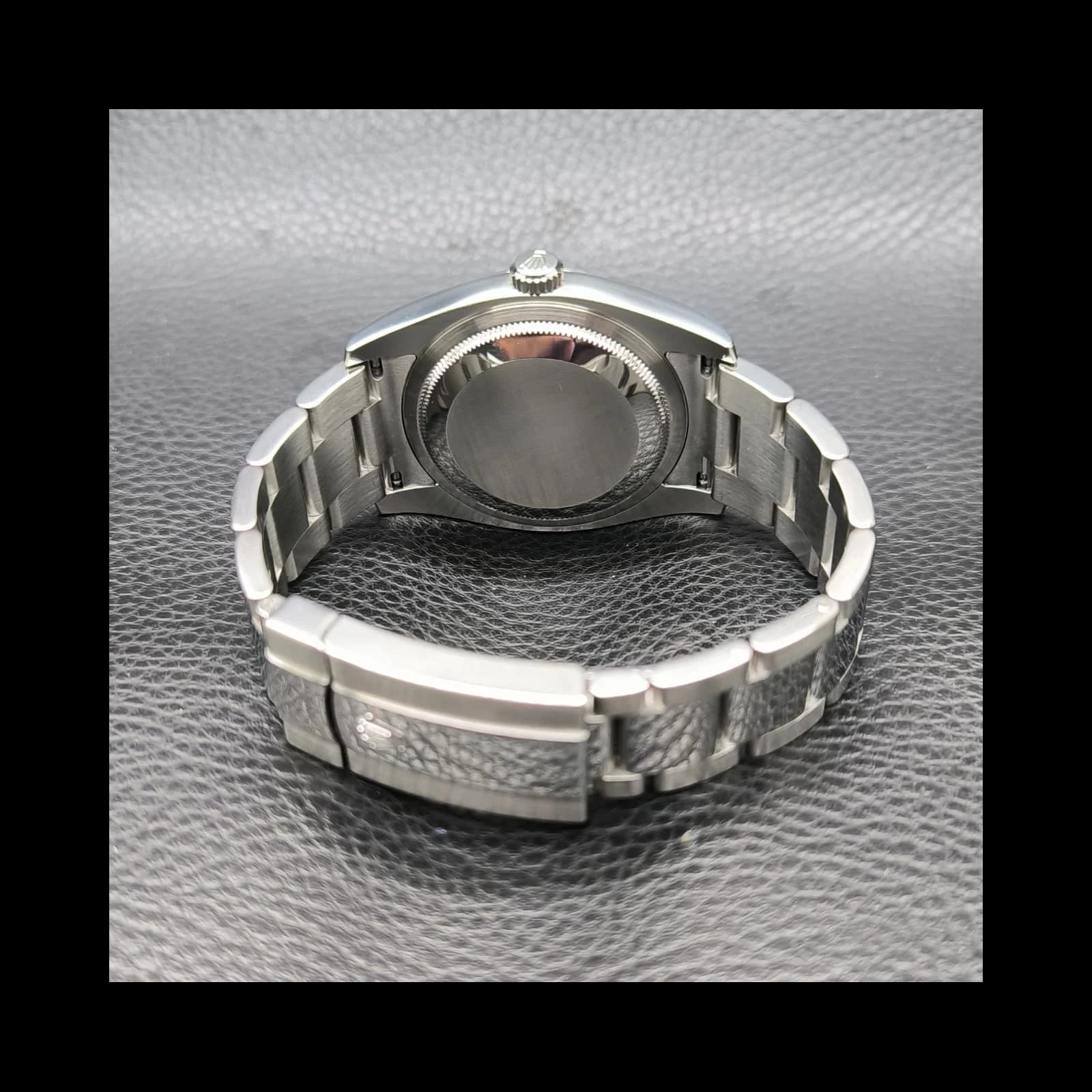 Thumb Datejust 36 Stainless Steel Domed / Oyster / White Roman