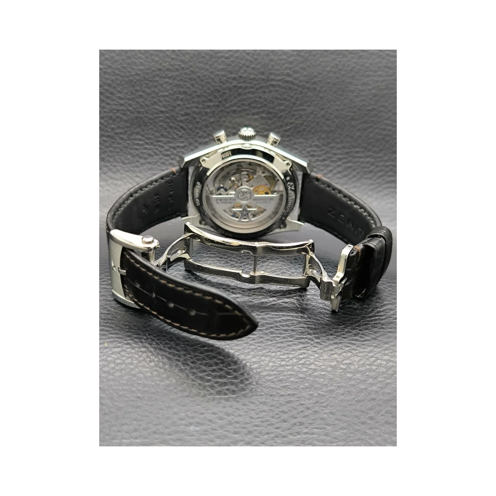 Thumb El Primero Chronomaster 42 Stainless Steel / Silver / Alligator