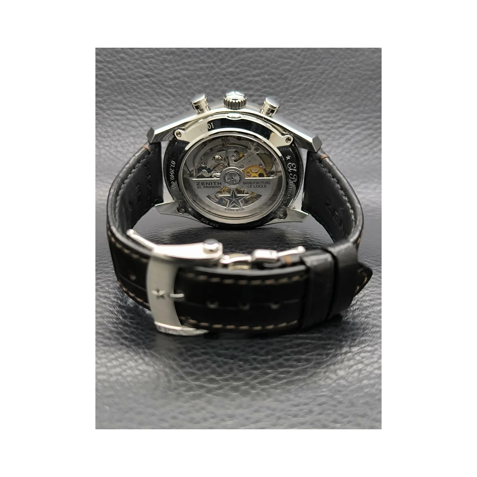 Thumb El Primero Chronomaster 42 Stainless Steel / Silver / Alligator