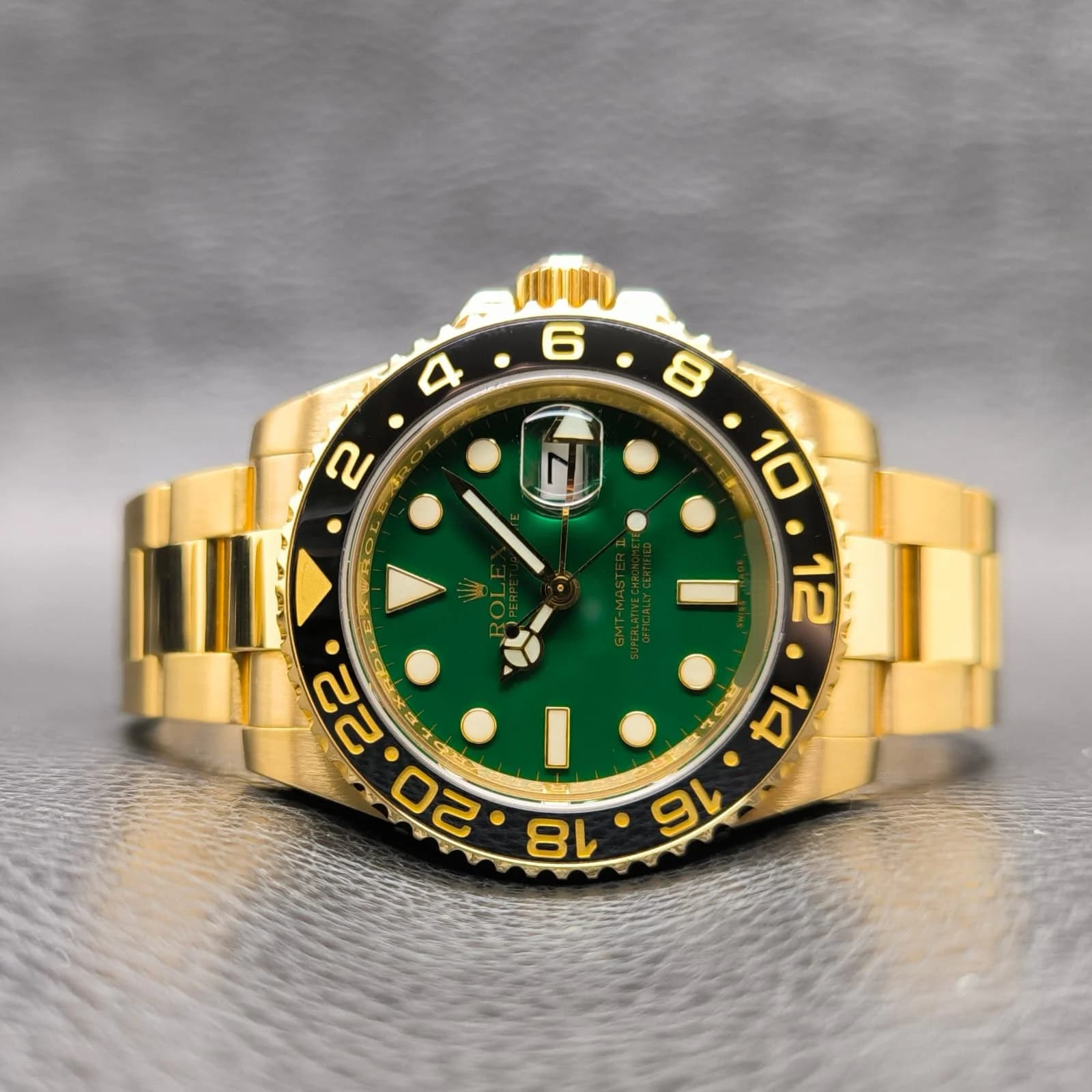 Thumb GMT-Master II Yellow Gold / LN / Green