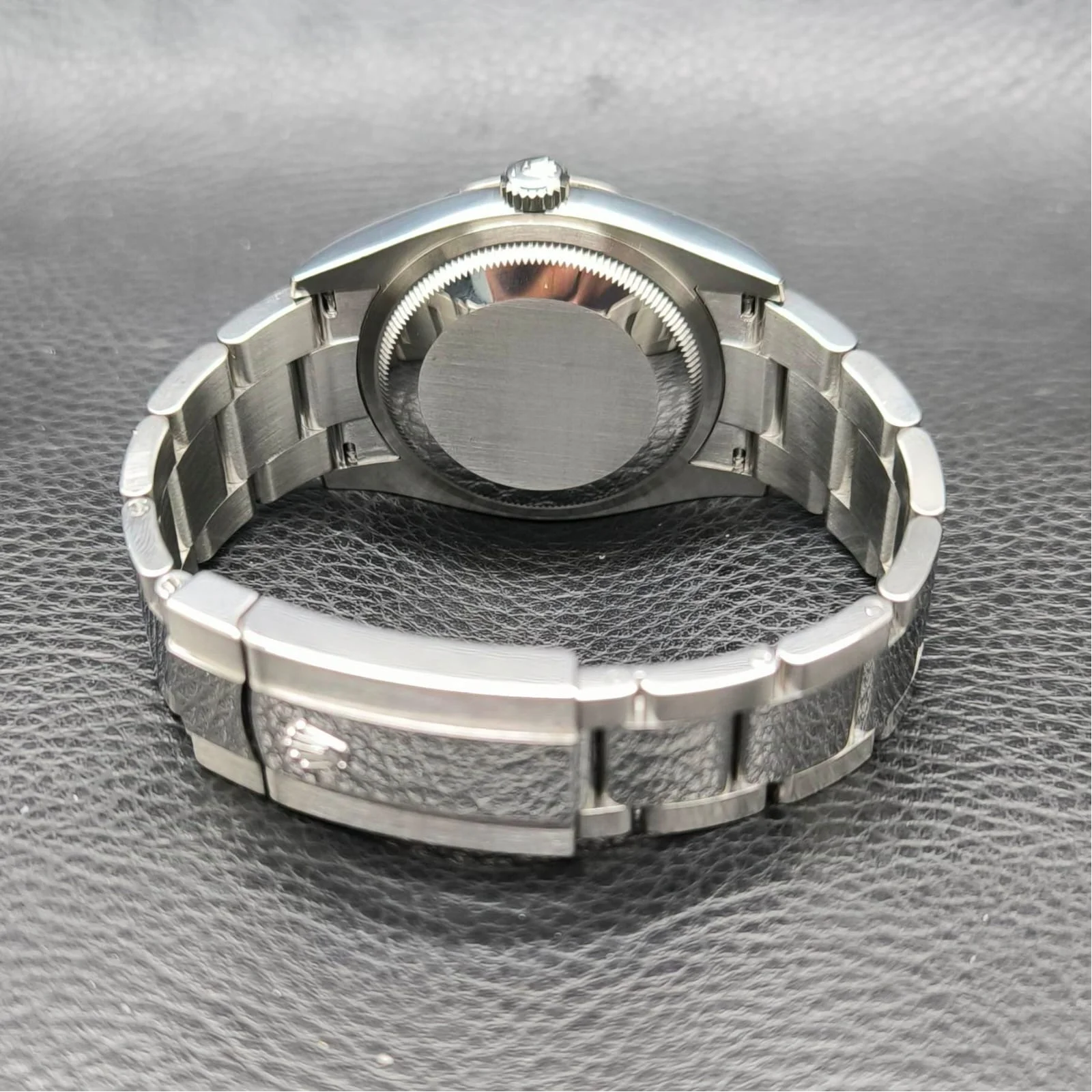Thumb Datejust 36 Stainless Steel / Fluted / Blue-Diamond / Oyster