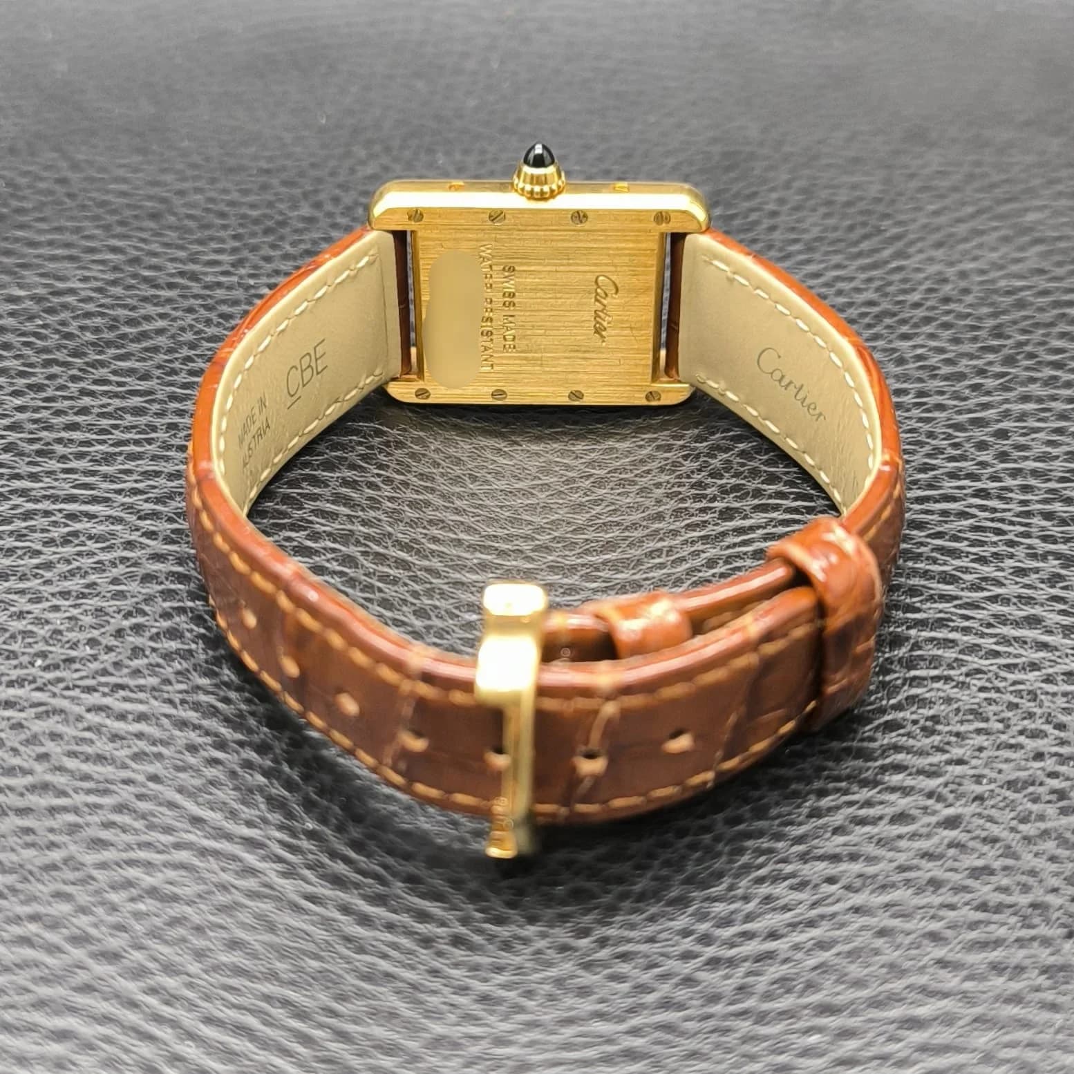 Thumb Tank Louis Cartier Small Quartz Yellow Gold / Silver